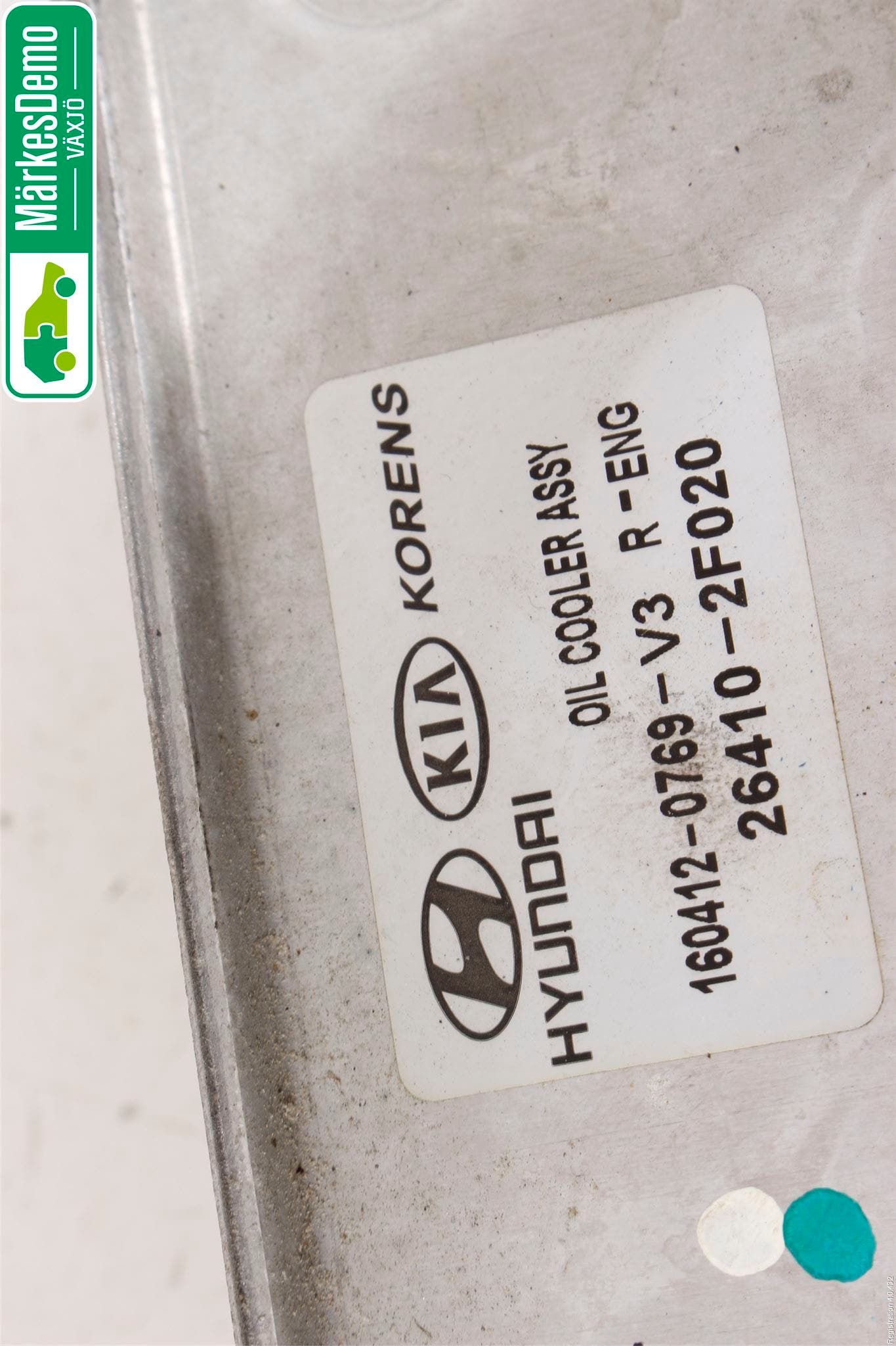 Hyundai TUCSON 05- Oljekylare Motor