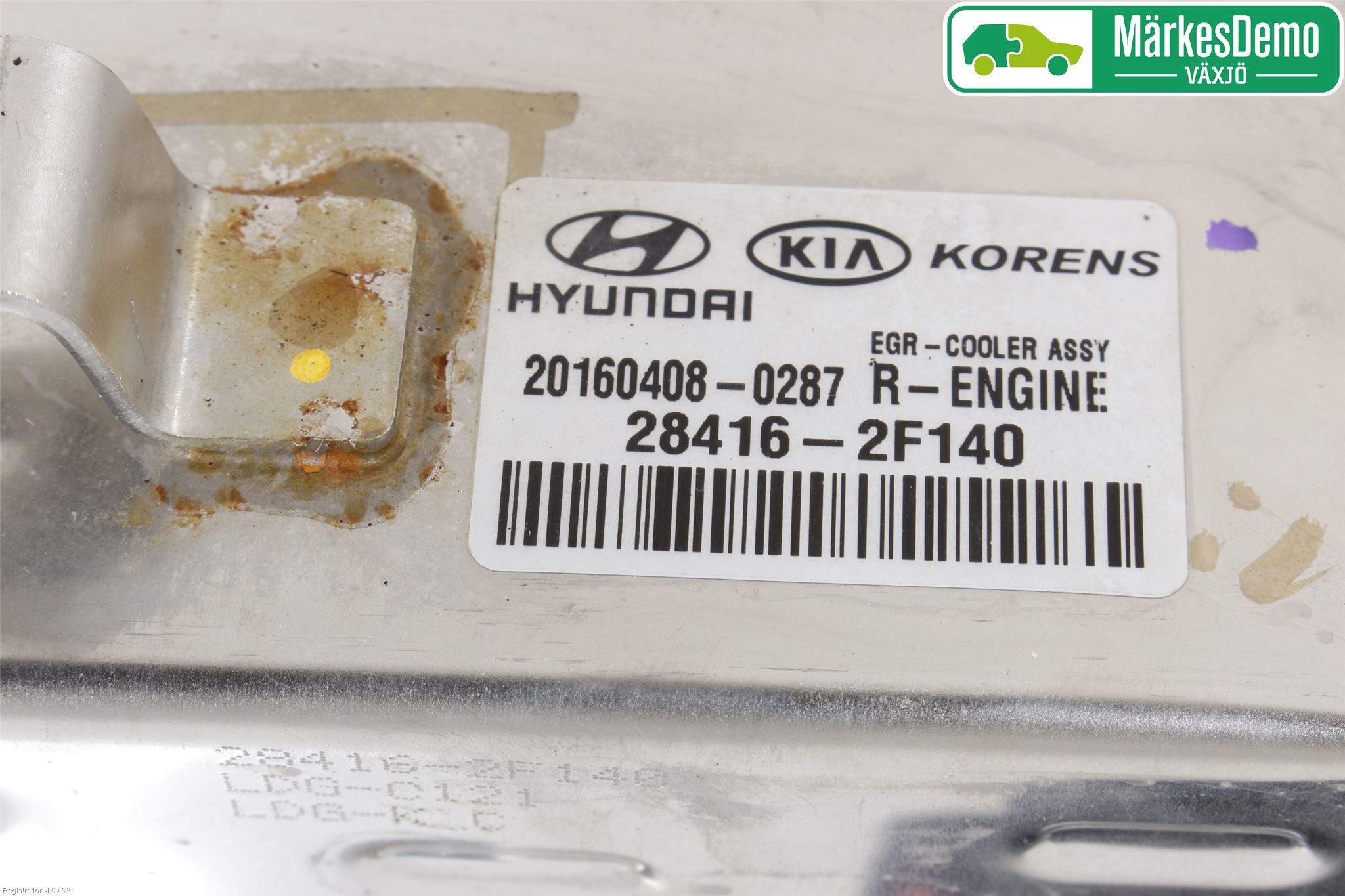 Hyundai TUCSON 05- Avgaskylare