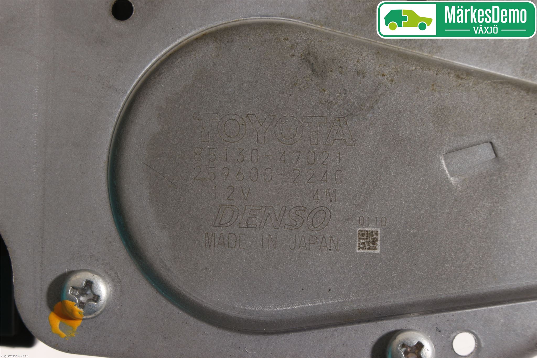 Toyota PRIUS ZVW30 09-20 Torkarmotor Baklucka