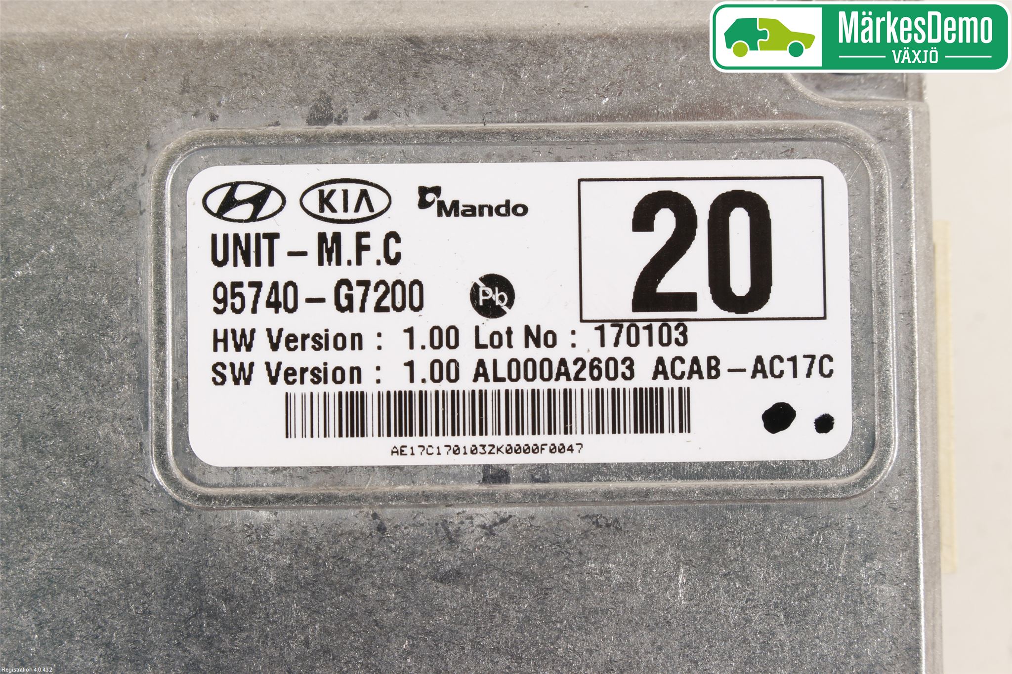 Hyundai IONIQ AE 17-22 Sensor Aktivt Kollisionsskydd