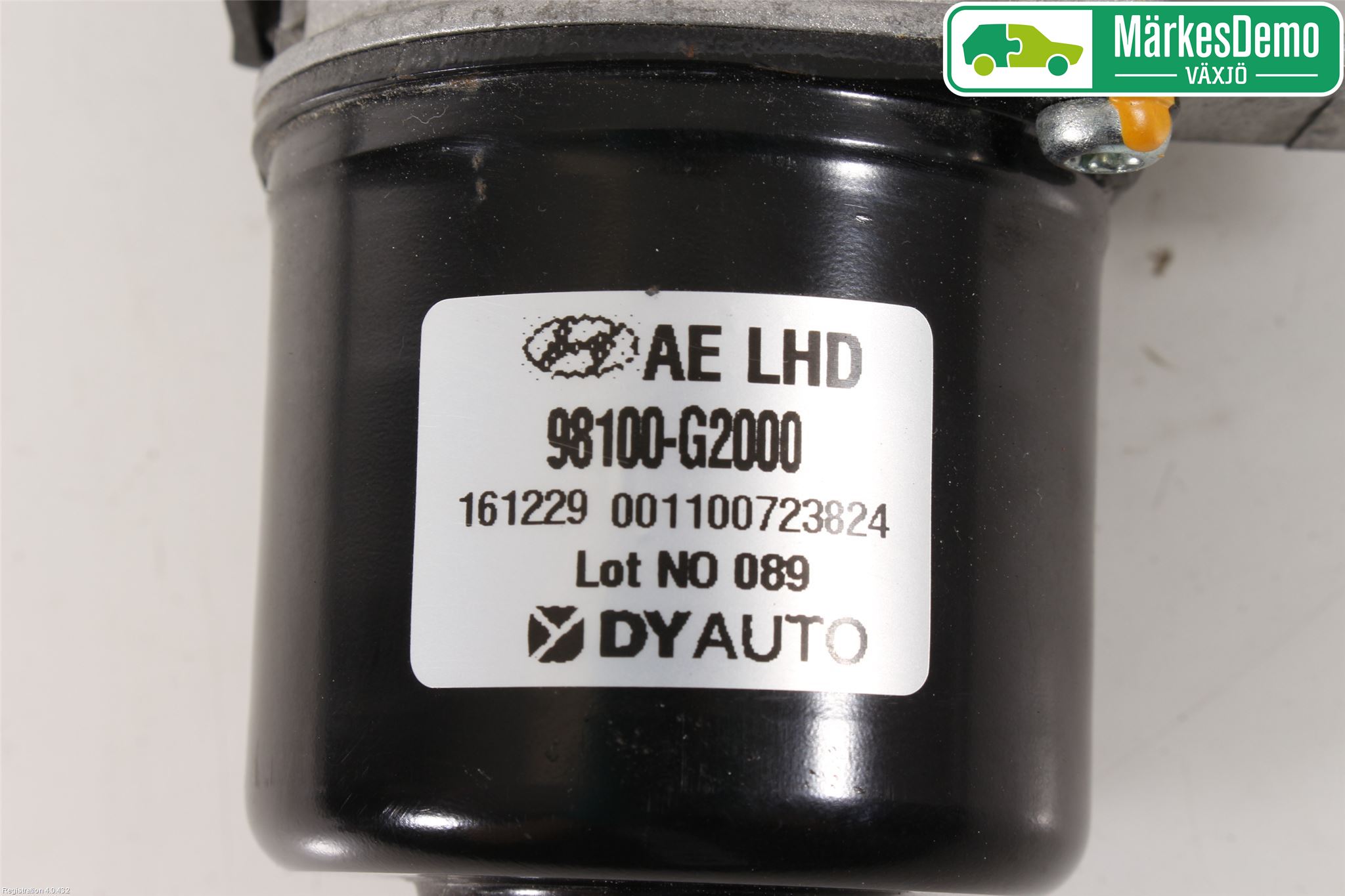 Hyundai IONIQ AE 17-22 Torkarmotor Vindruta