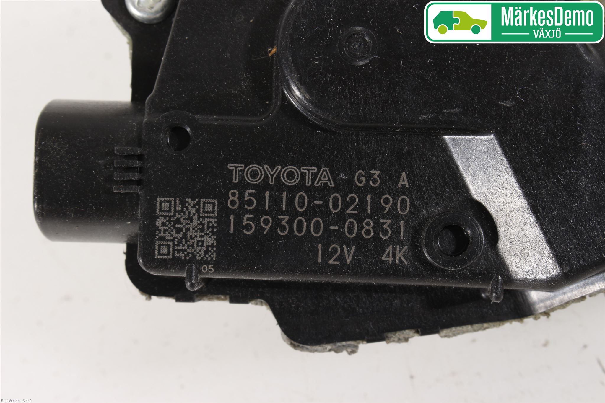Toyota AURIS 07-09 Torkarmotor Vindruta