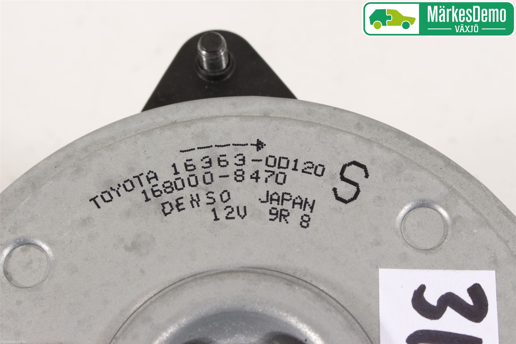 Toyota AURIS 13-19 Kylfläkt El