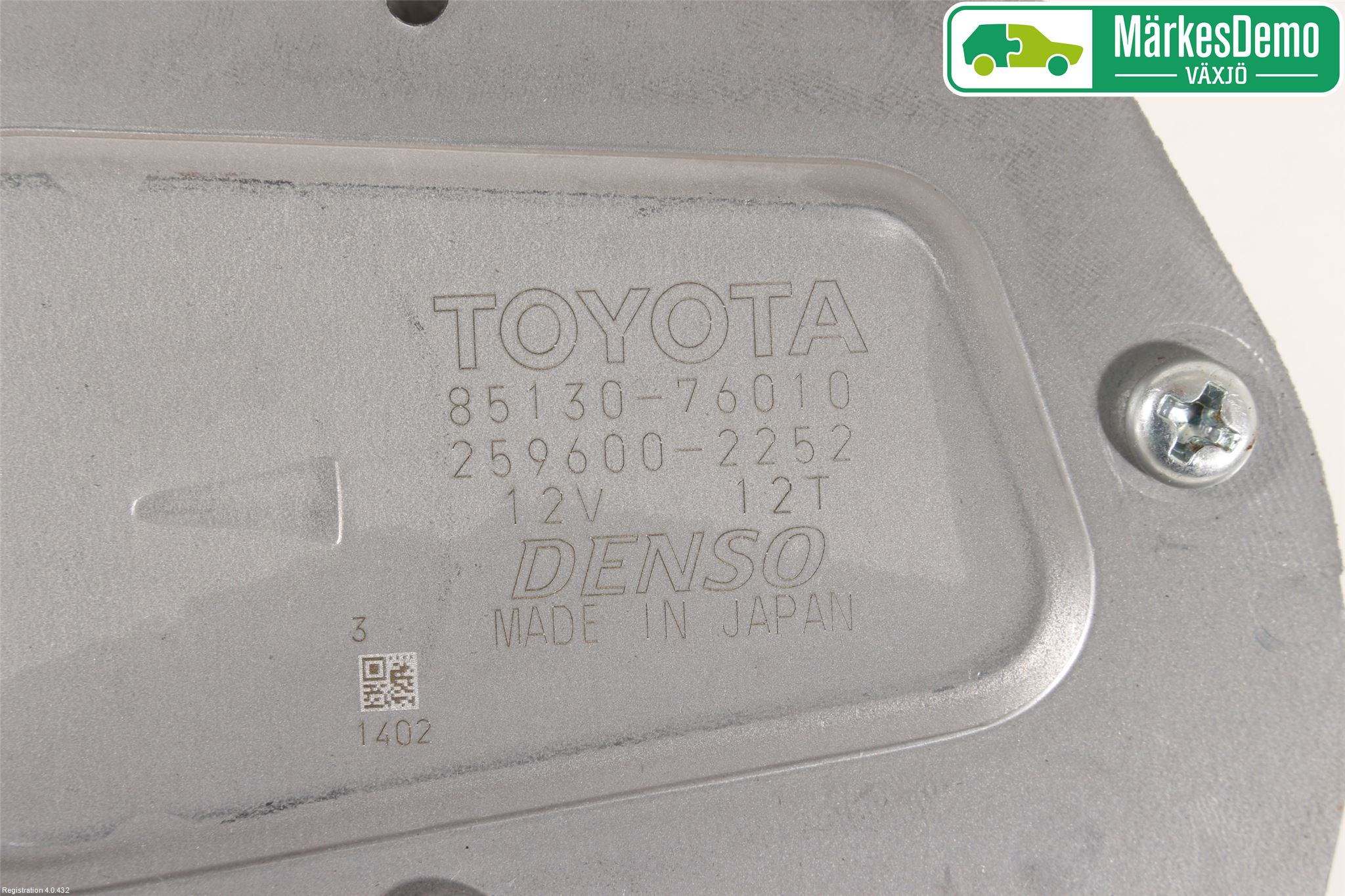 Lexus CT 200h Torkarmotor Baklucka