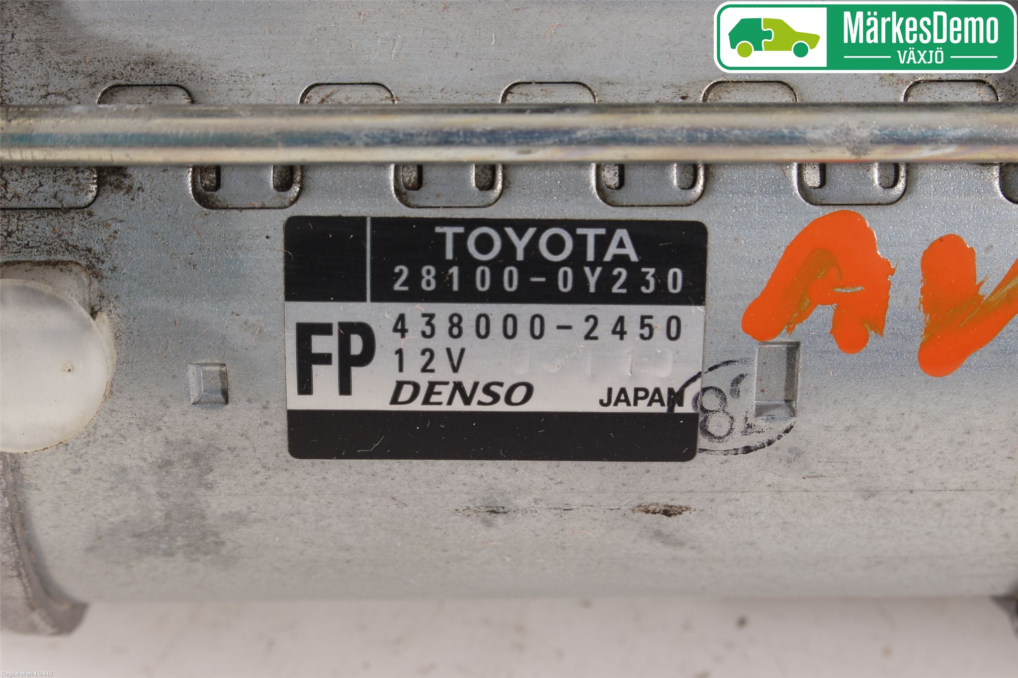 Toyota AURIS 13-19 Startmotor