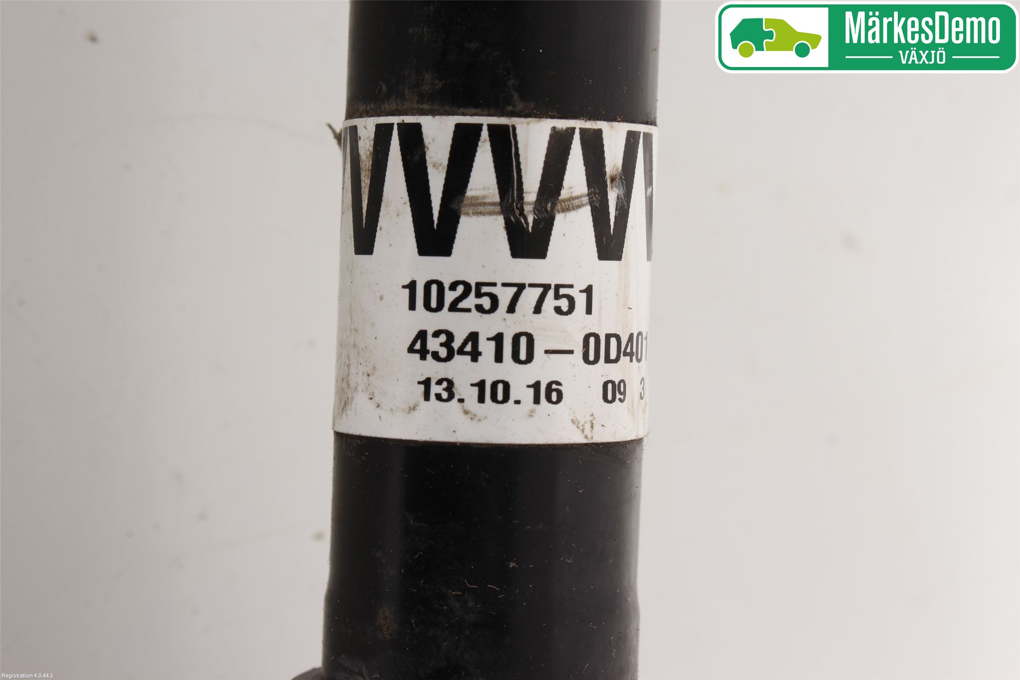 Toyota YARIS XP130 15-20 Drivaxel Fram Höger