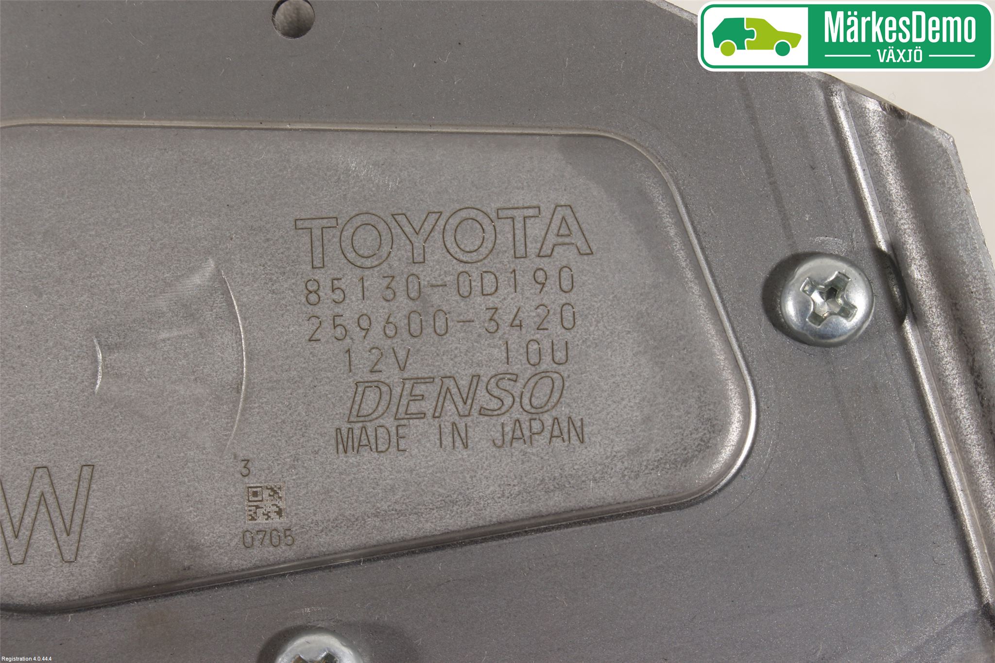 Toyota YARIS XP130 15-20 Torkarmotor Baklucka