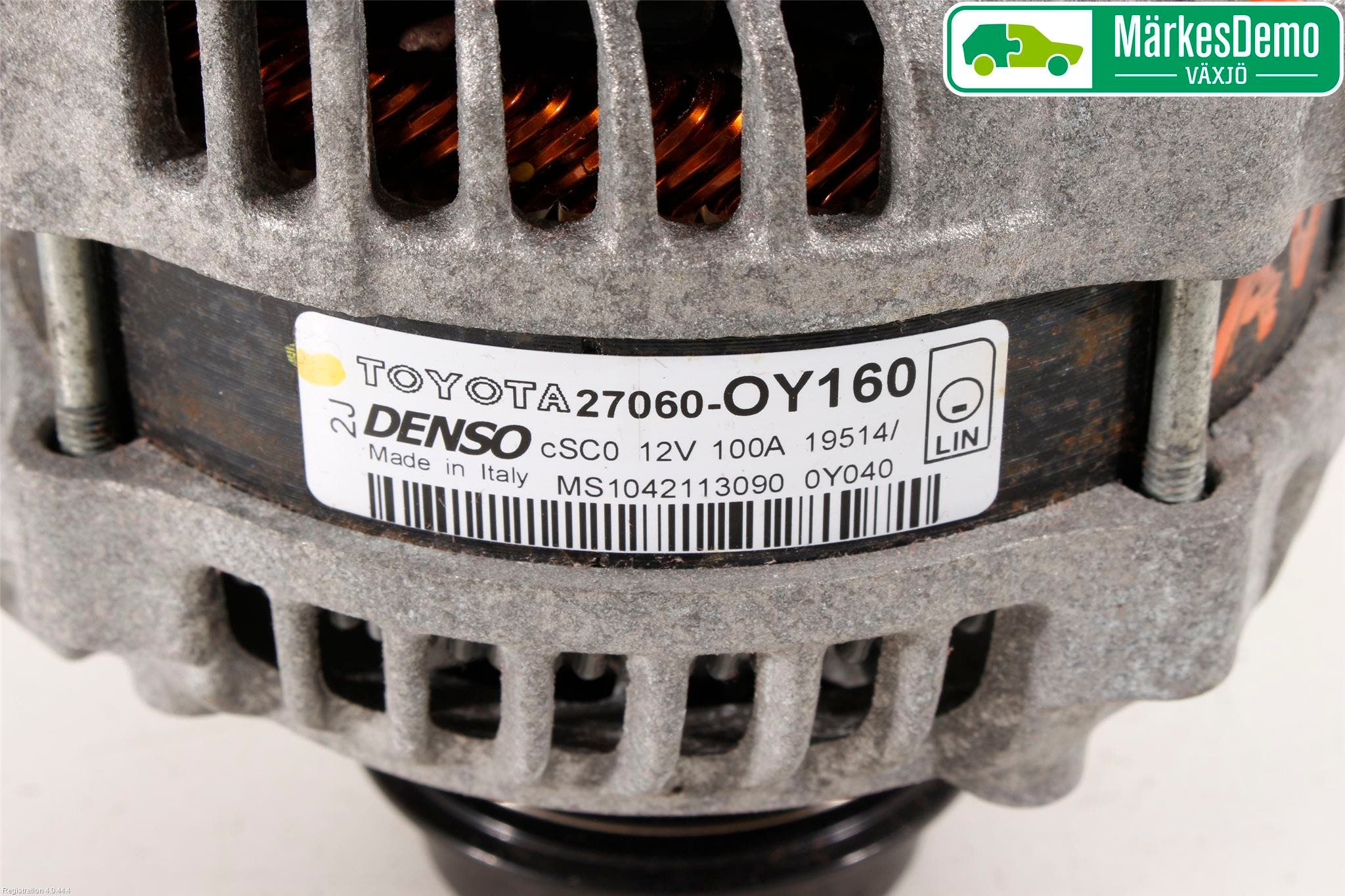 Toyota YARIS XP130 15-20 Generator