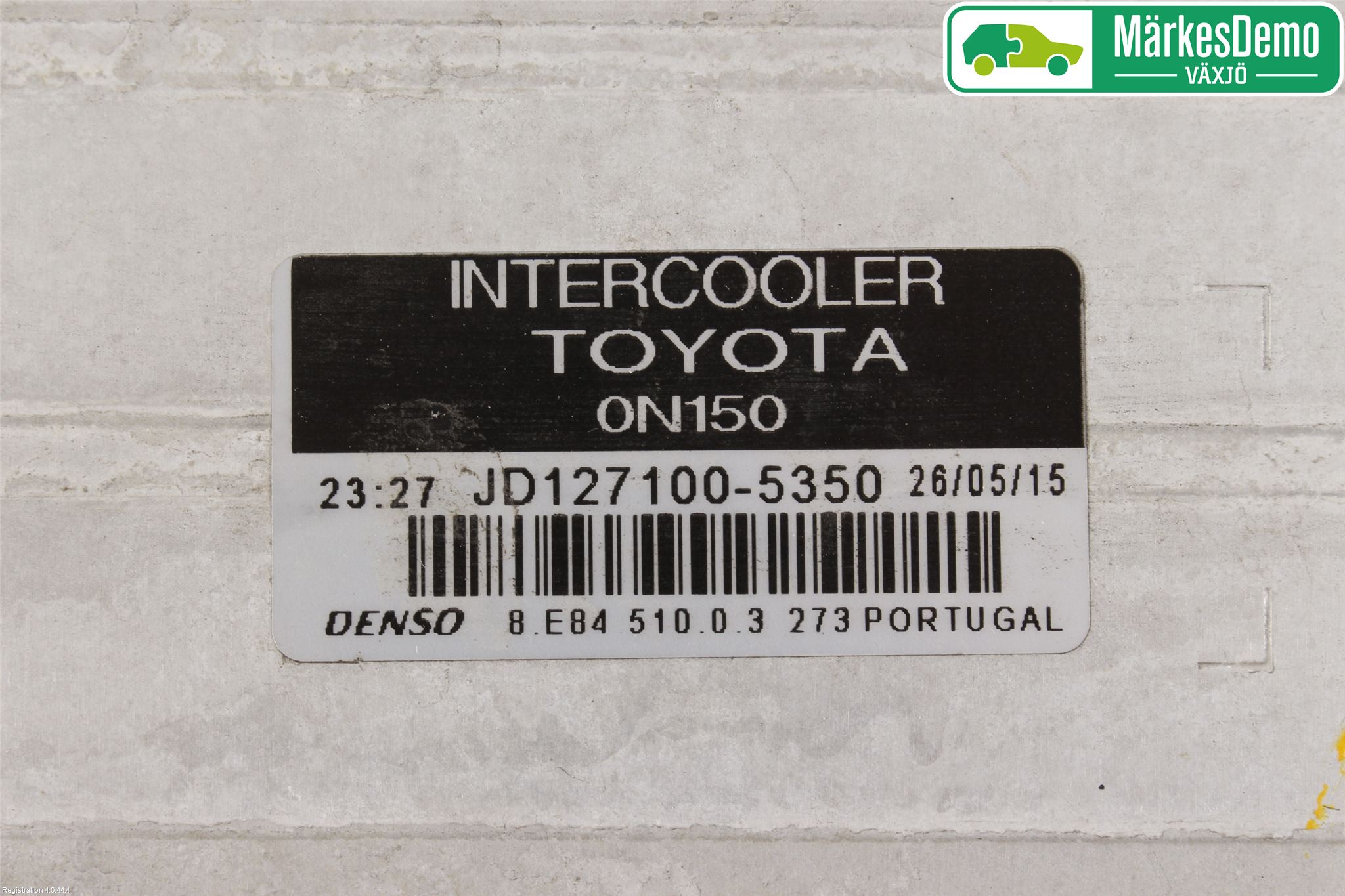 Toyota AURIS 10-12 Laddluft-Intercooler Kyl