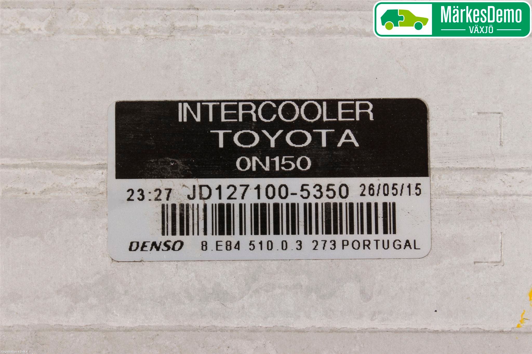 Toyota AURIS 10-12 Laddluft-Intercooler Kyl