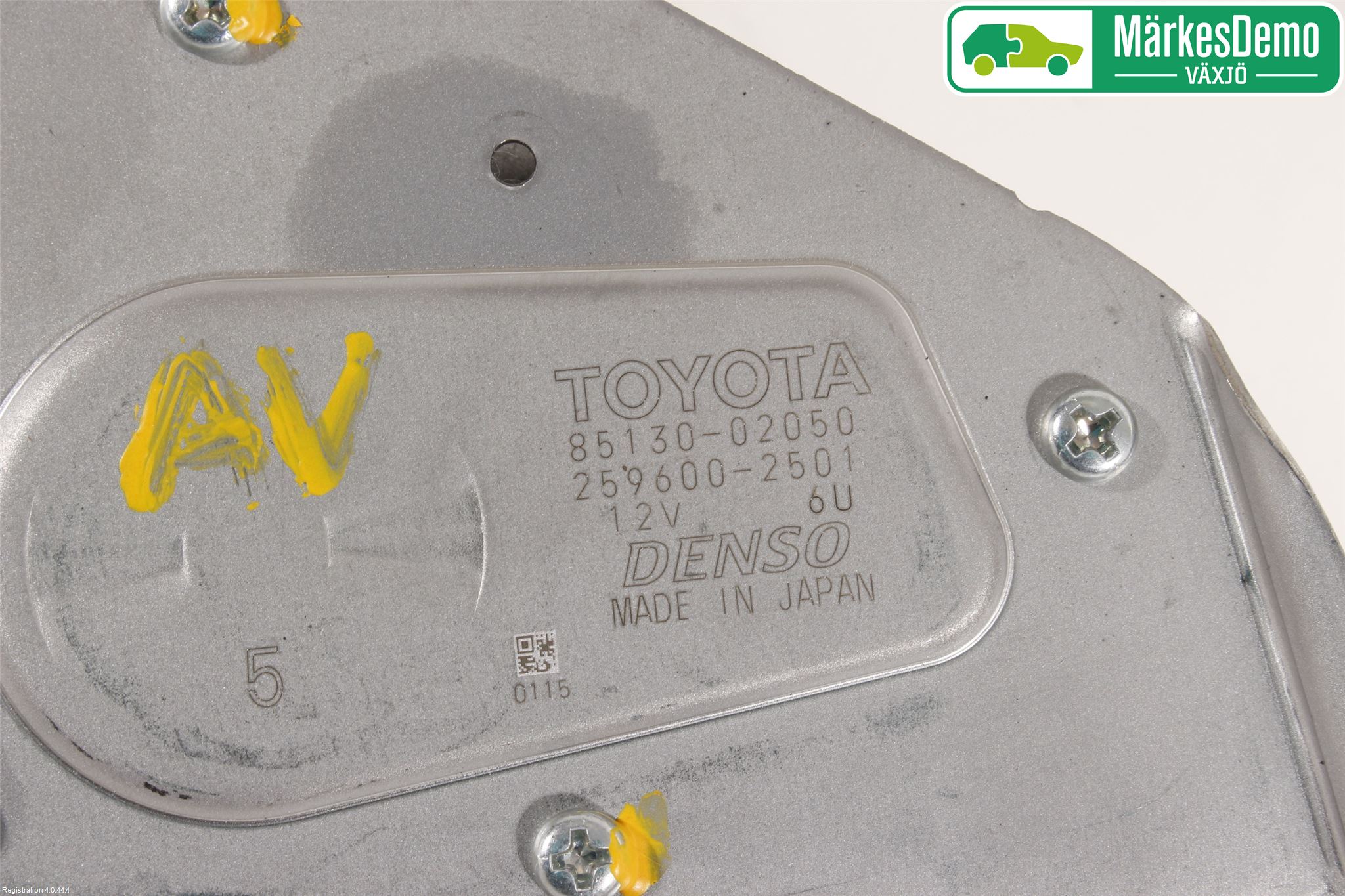 Toyota AURIS 13-19 Torkarmotor Baklucka