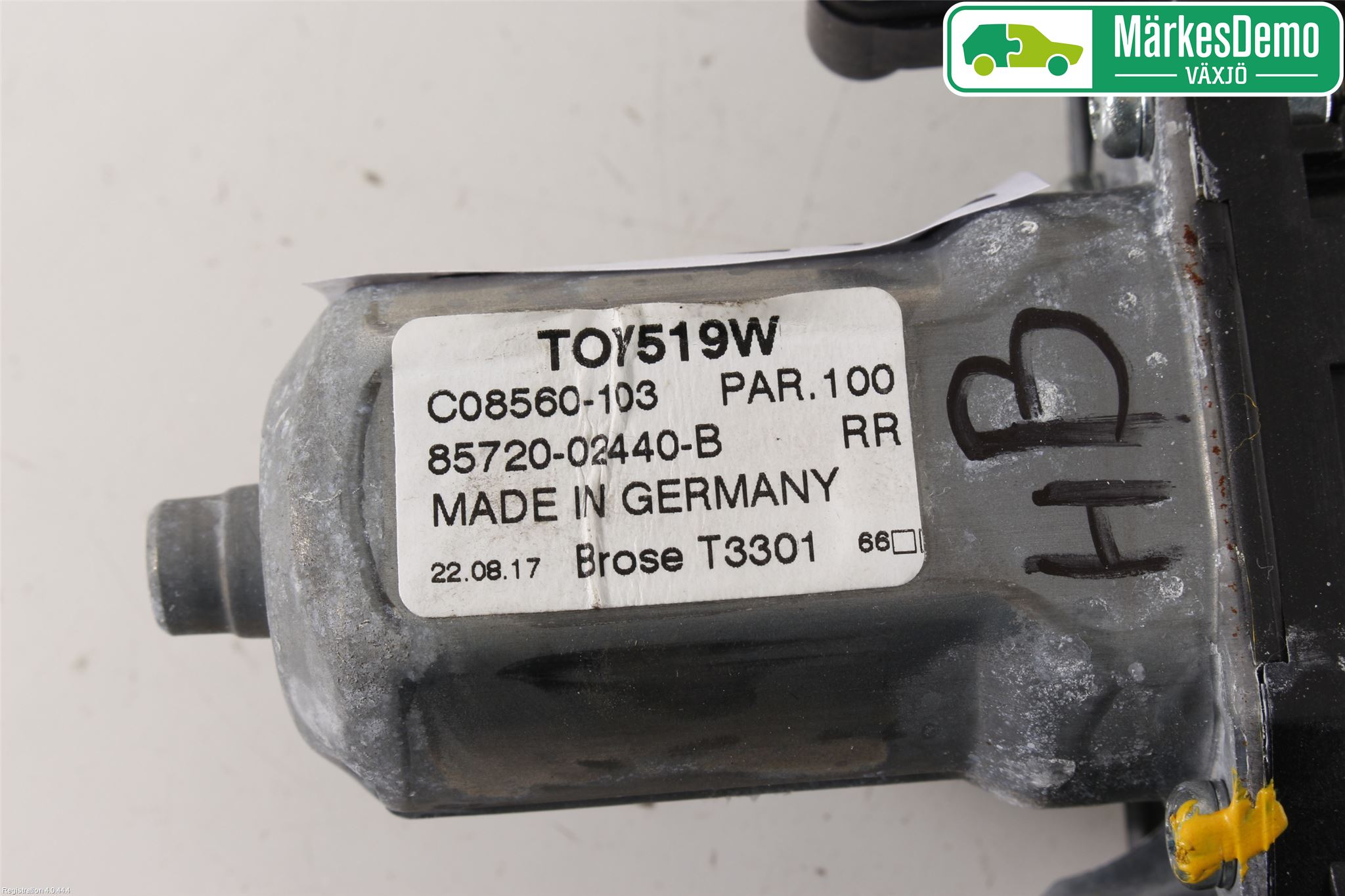 Toyota AURIS 13-19 Fönsterhiss El Kompl