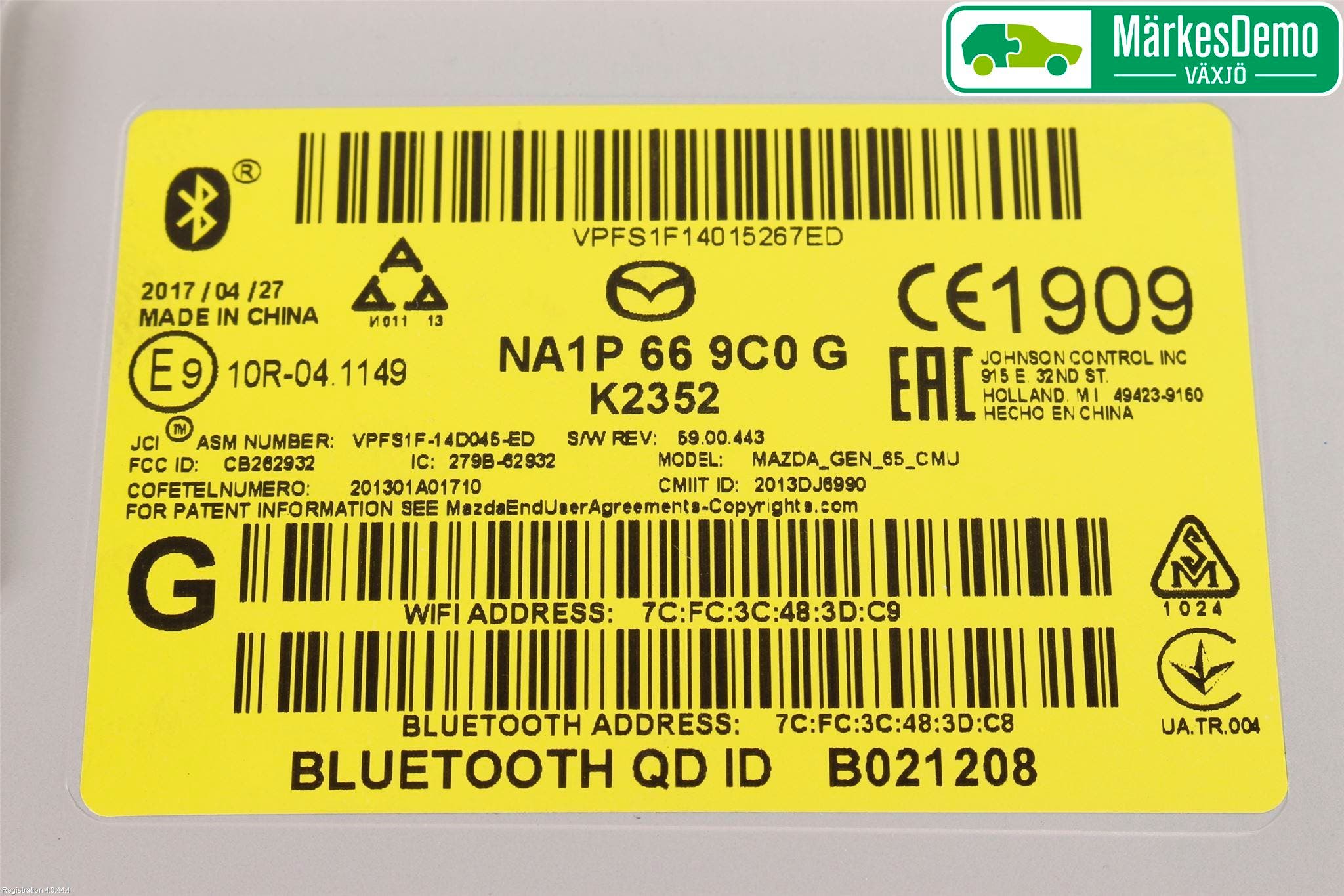 Mazda MX-5 IV (ND/ND2/ND3) MIATA 15- Cd Radio - Multimediapanel