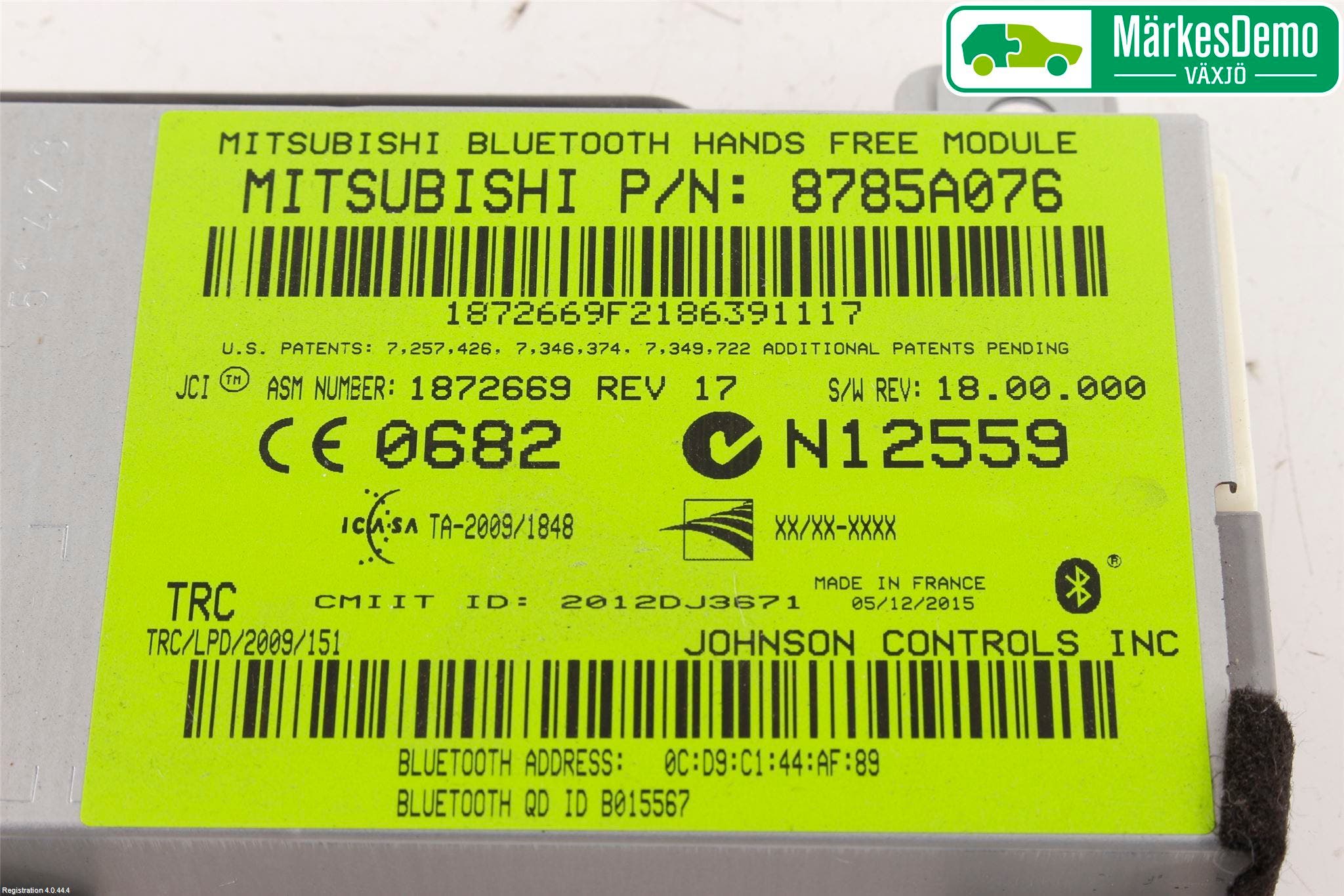 Mitsubishi OUTLANDER 13-21 Cd Radio - Multimediapanel