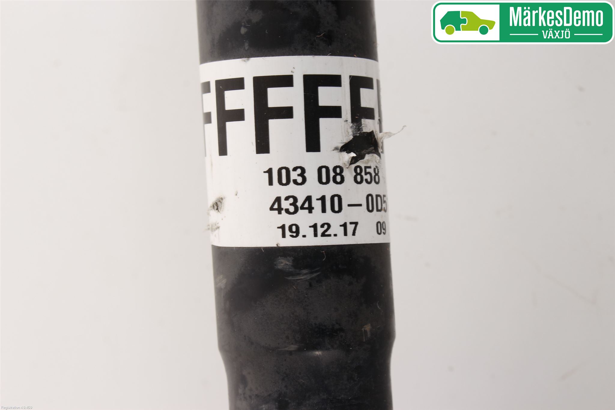 Toyota YARIS XP130 15-20 Drivaxel Fram Höger