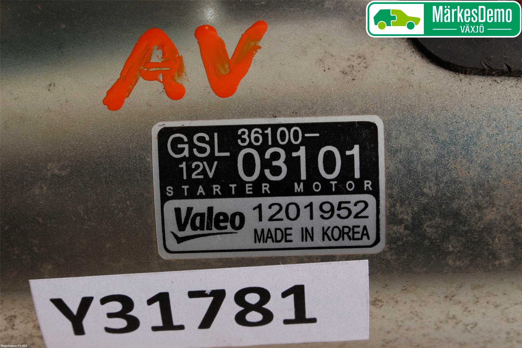 Hyundai i20 GB 15-20 Startmotor