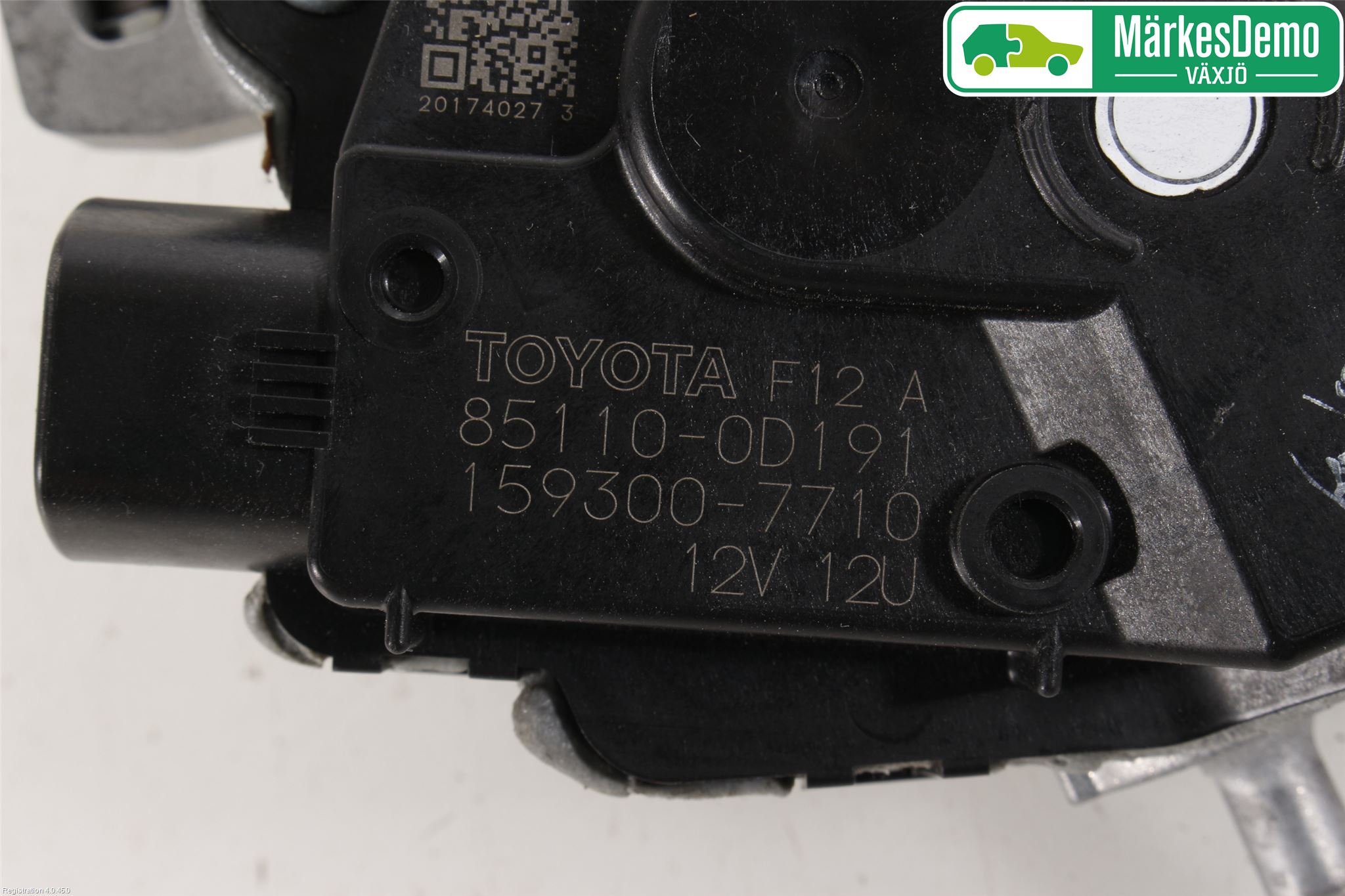 Toyota YARIS XP130 15-20 Torkarmotor Vindruta