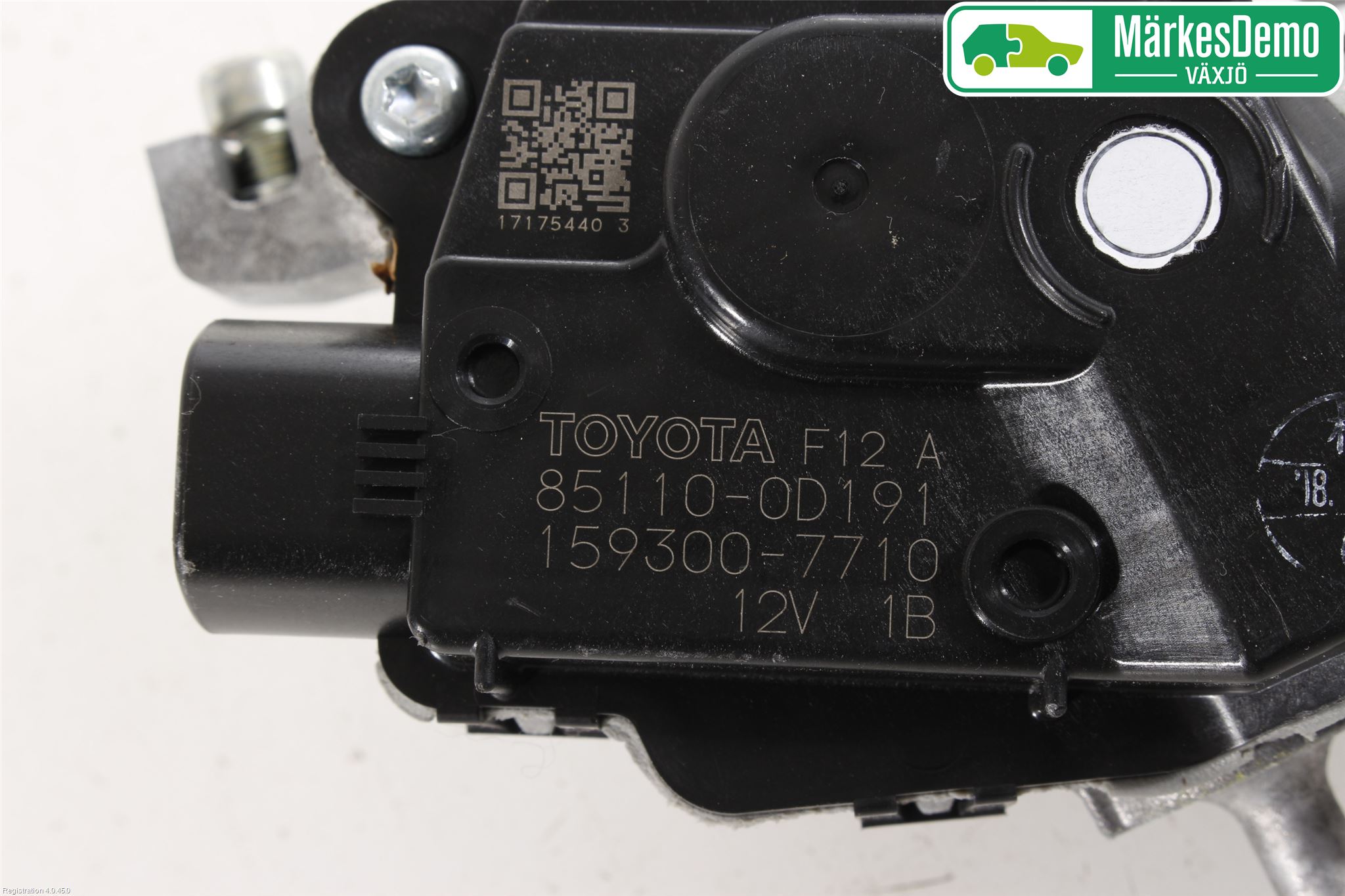 Toyota YARIS XP130 15-20 Torkarmotor Vindruta