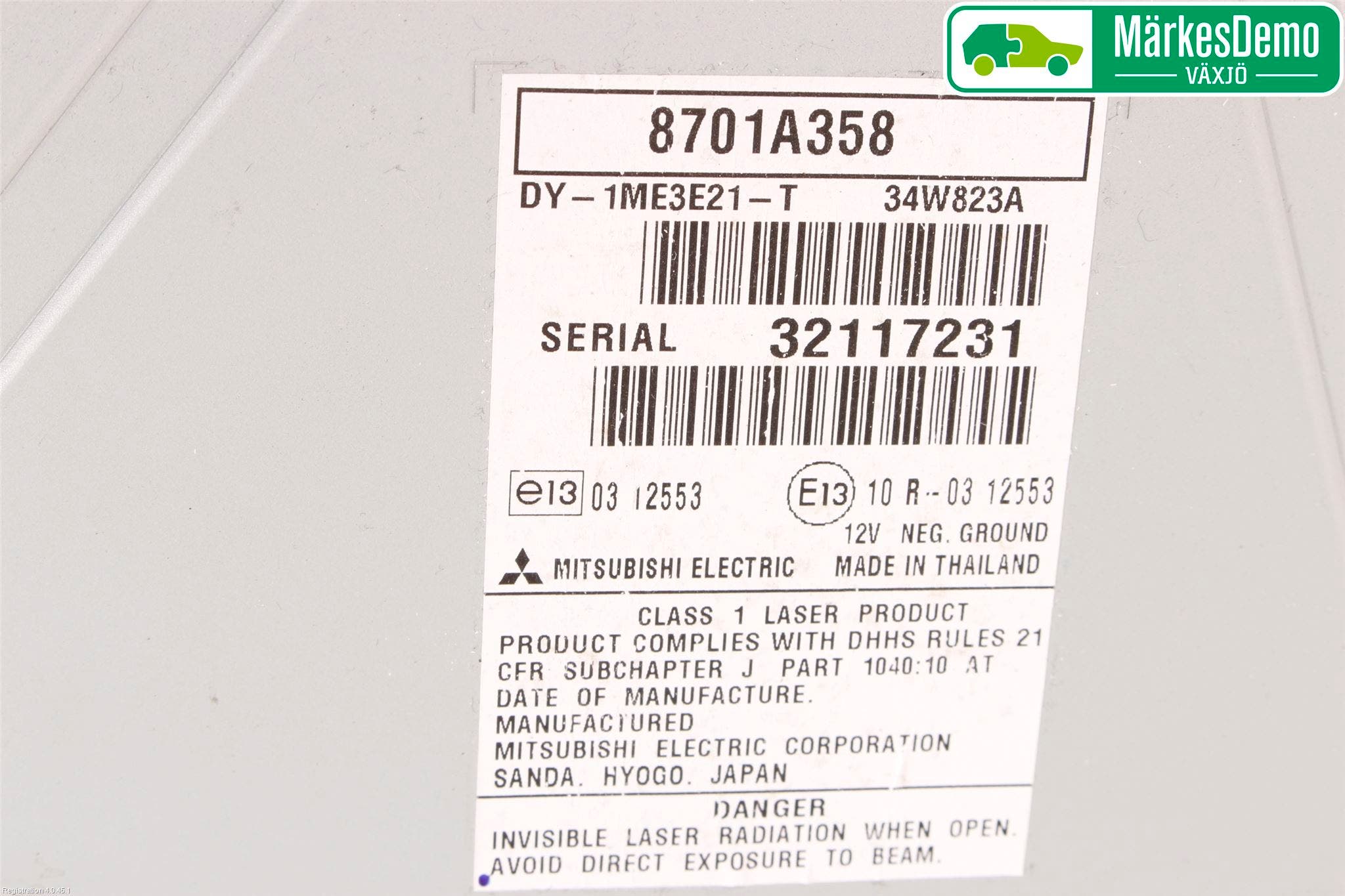 Mitsubishi SPACE STAR 13- Cd Radio - Multimediapanel