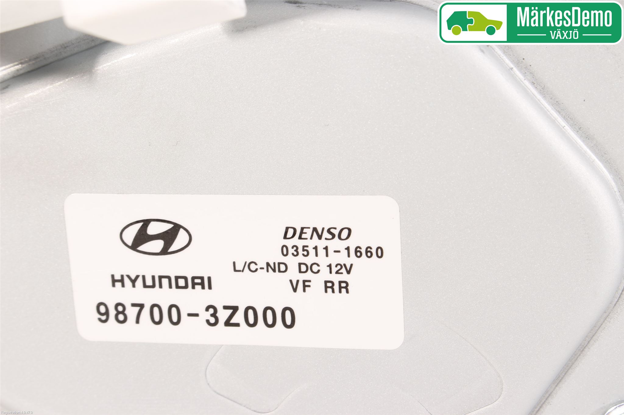 Hyundai i40 16-18 Torkarmotor Baklucka