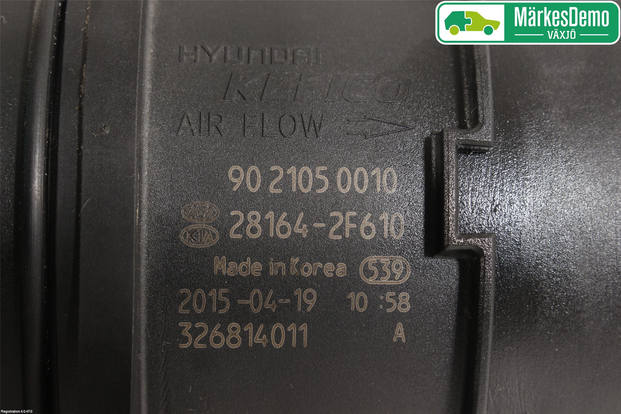 Hyundai TUCSON 05- Injluftmassamätare