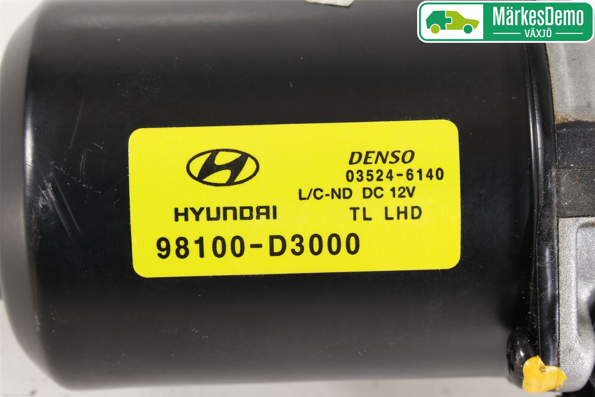 Hyundai TUCSON 05- Torkarmotor Vindruta