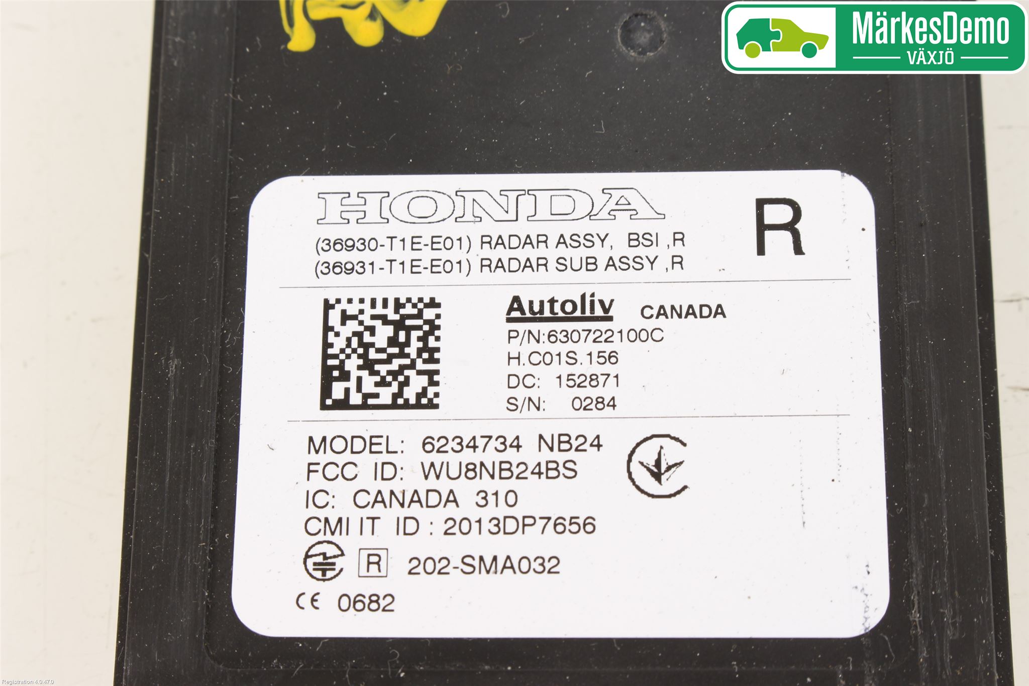 Honda CR-V 13-18 Sensor Aktivt Kollisionsskydd