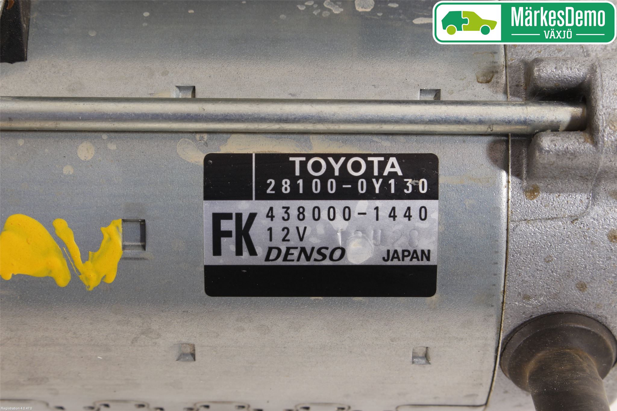 Toyota YARIS XP130 15-20 Startmotor