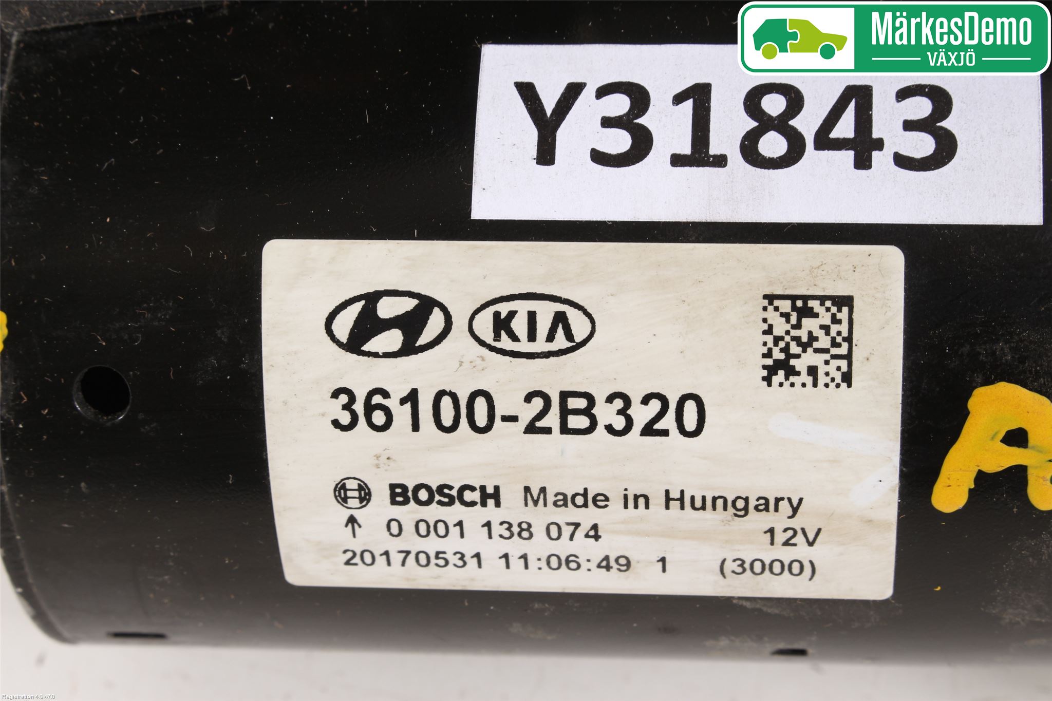 Hyundai KONA/ELECTRIC OS 18-23 Startmotor
