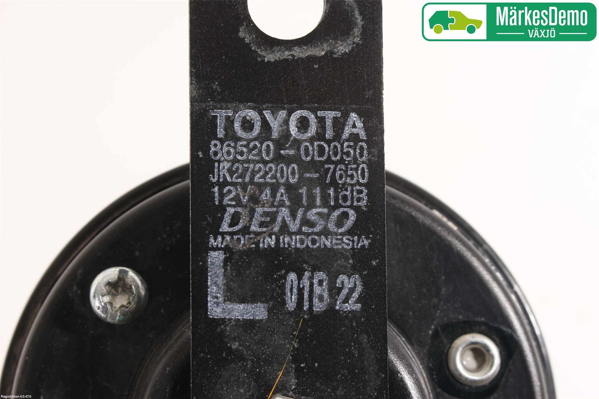 Toyota YARIS XP130 15-20 Signalhorn