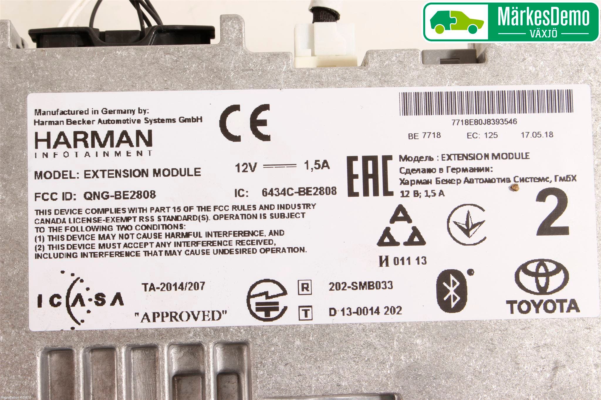 Toyota YARIS XP130 15-20 Cd Radio - Multimediapanel