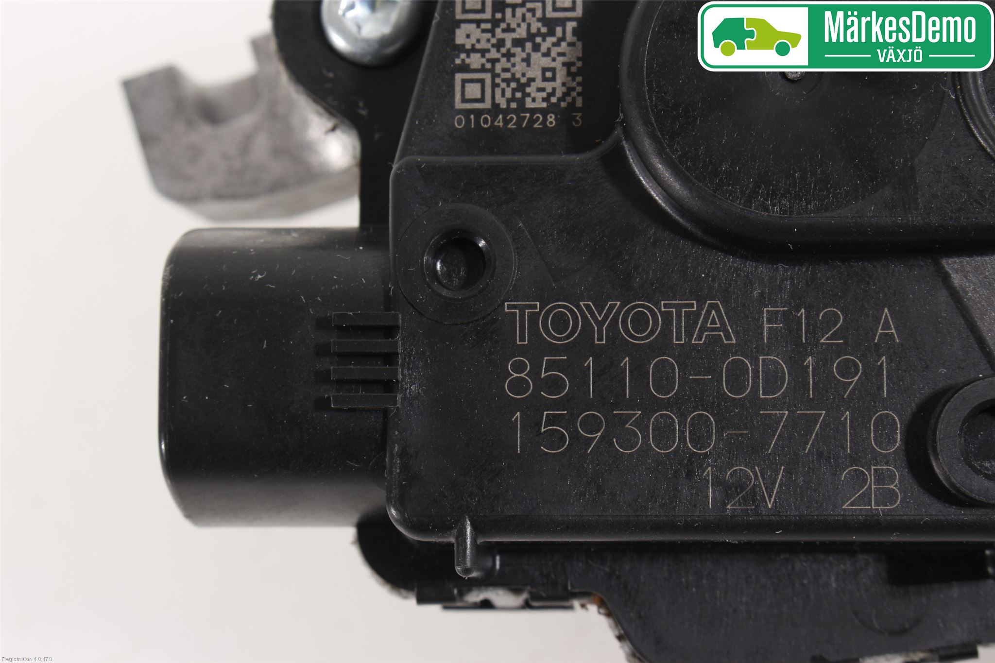 Toyota YARIS XP130 15-20 Torkarmotor Vindruta