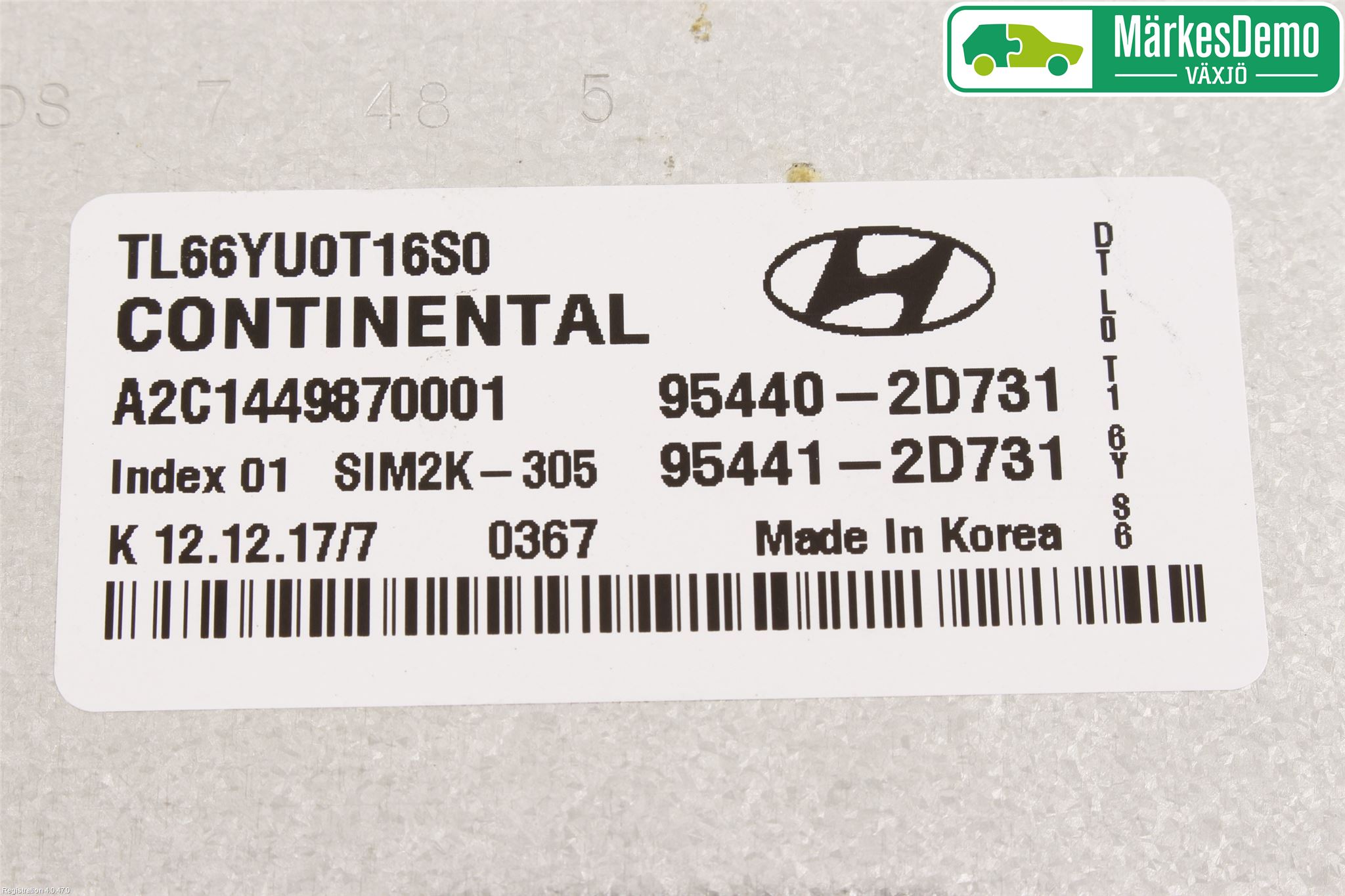 Hyundai TUCSON 05- Styrenhet Växellåda