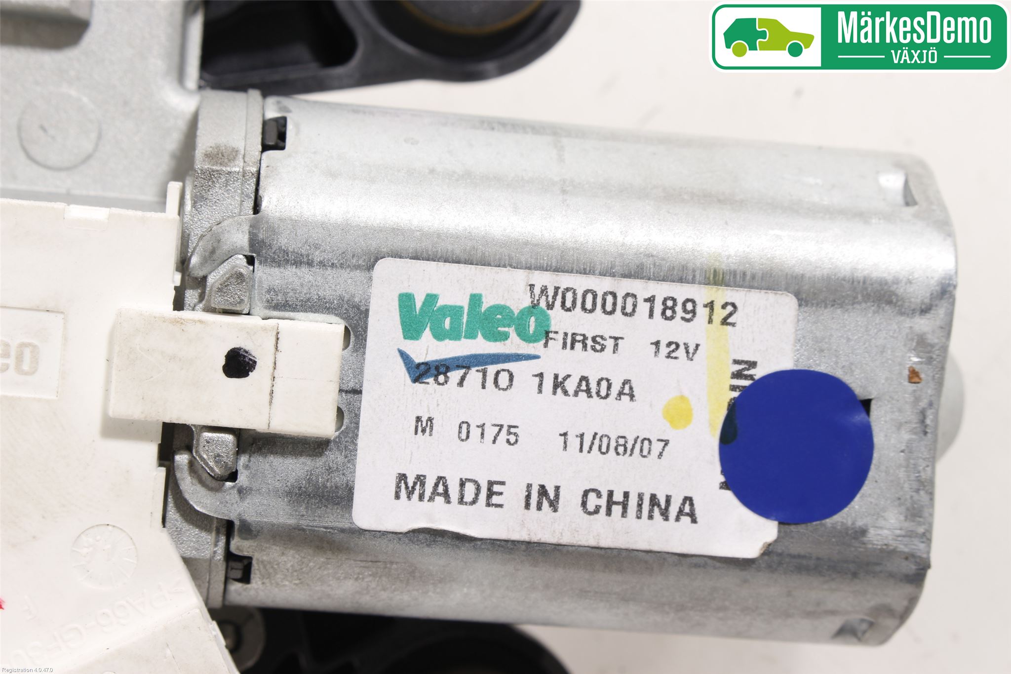 Nissan JUKE 10-14 Torkarmotor Baklucka