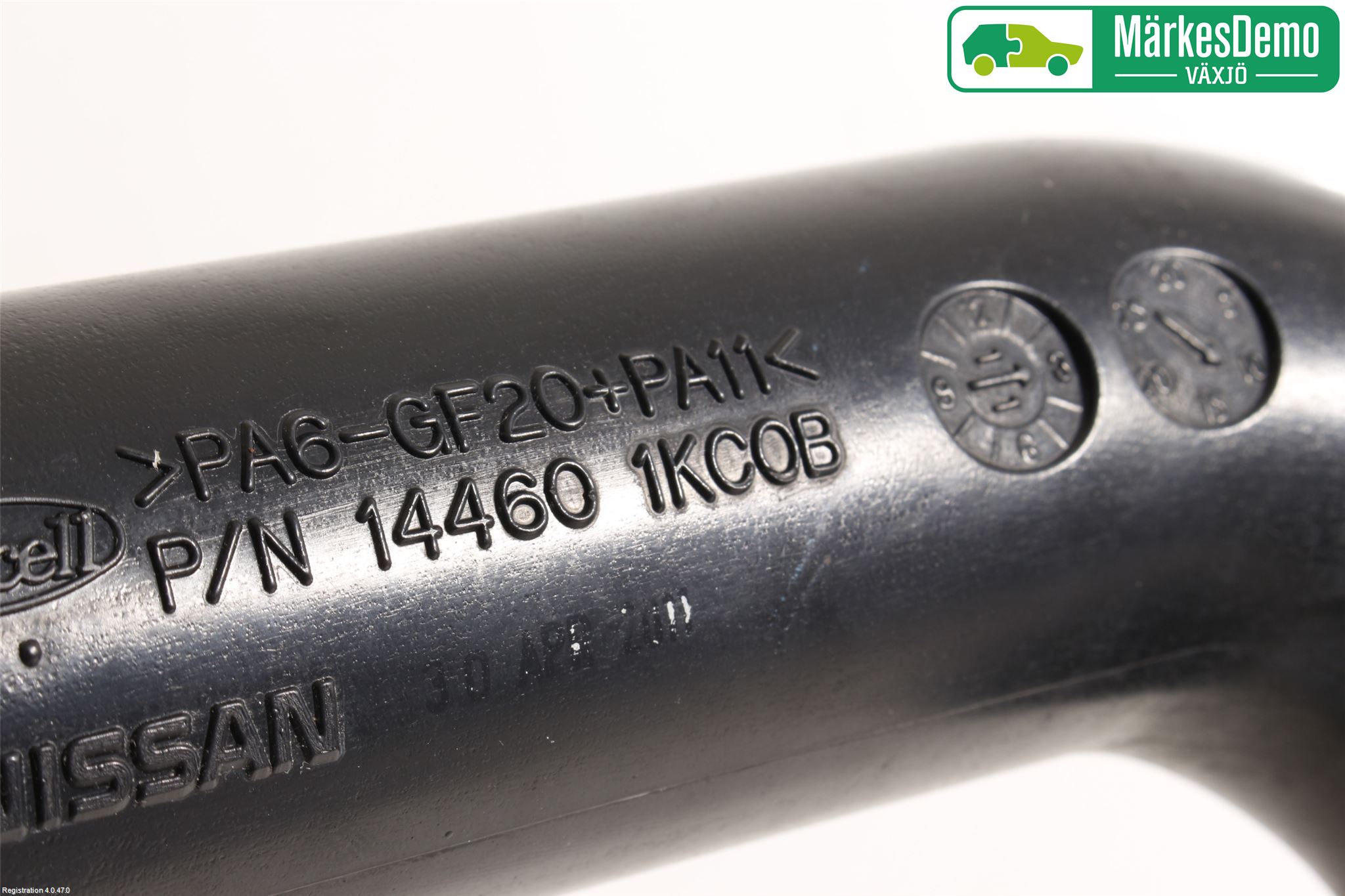 Nissan JUKE 10-14 Laddluft-Intercoolerrör