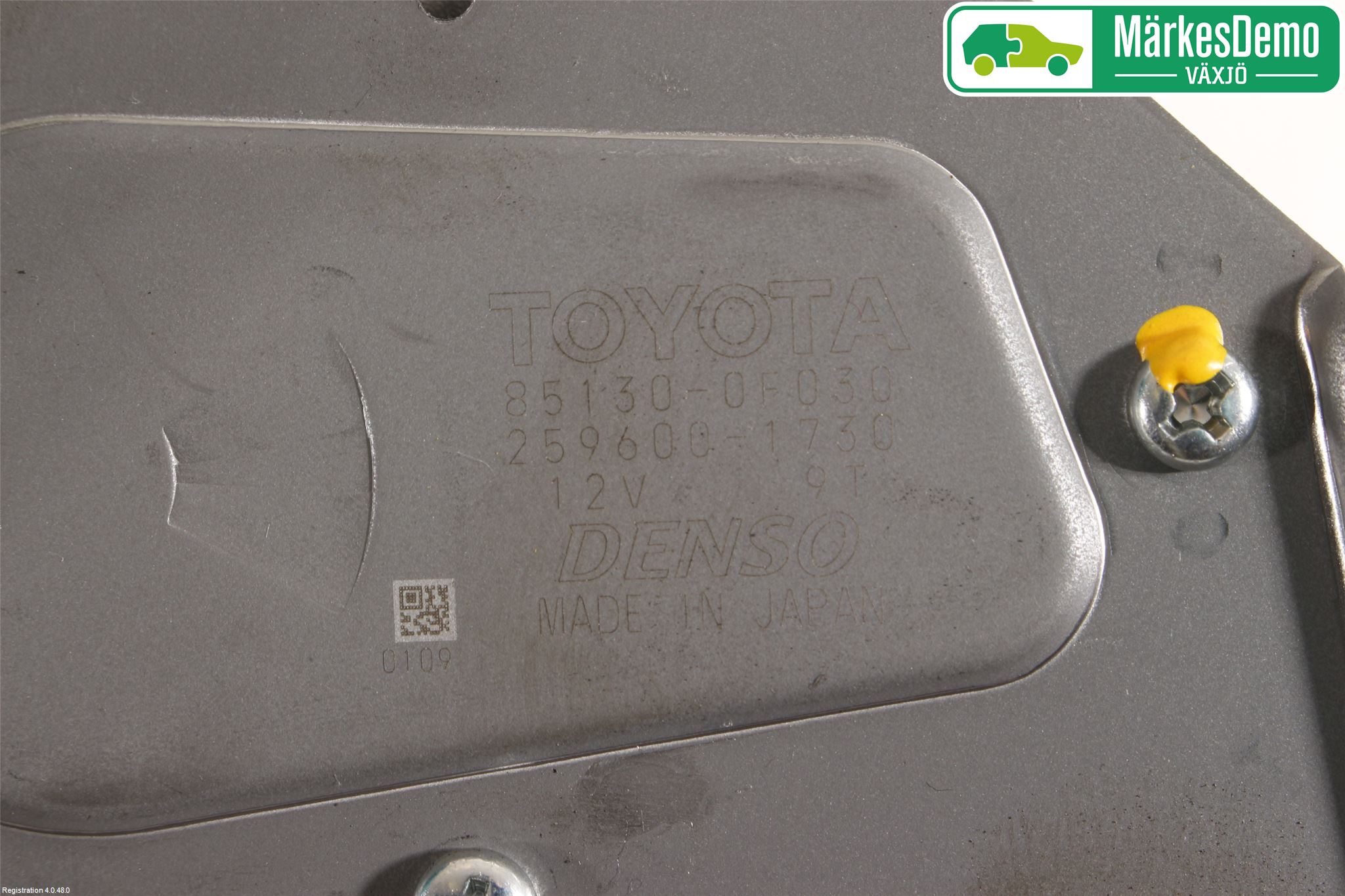 Toyota VERSO 09-18 Torkarmotor Baklucka