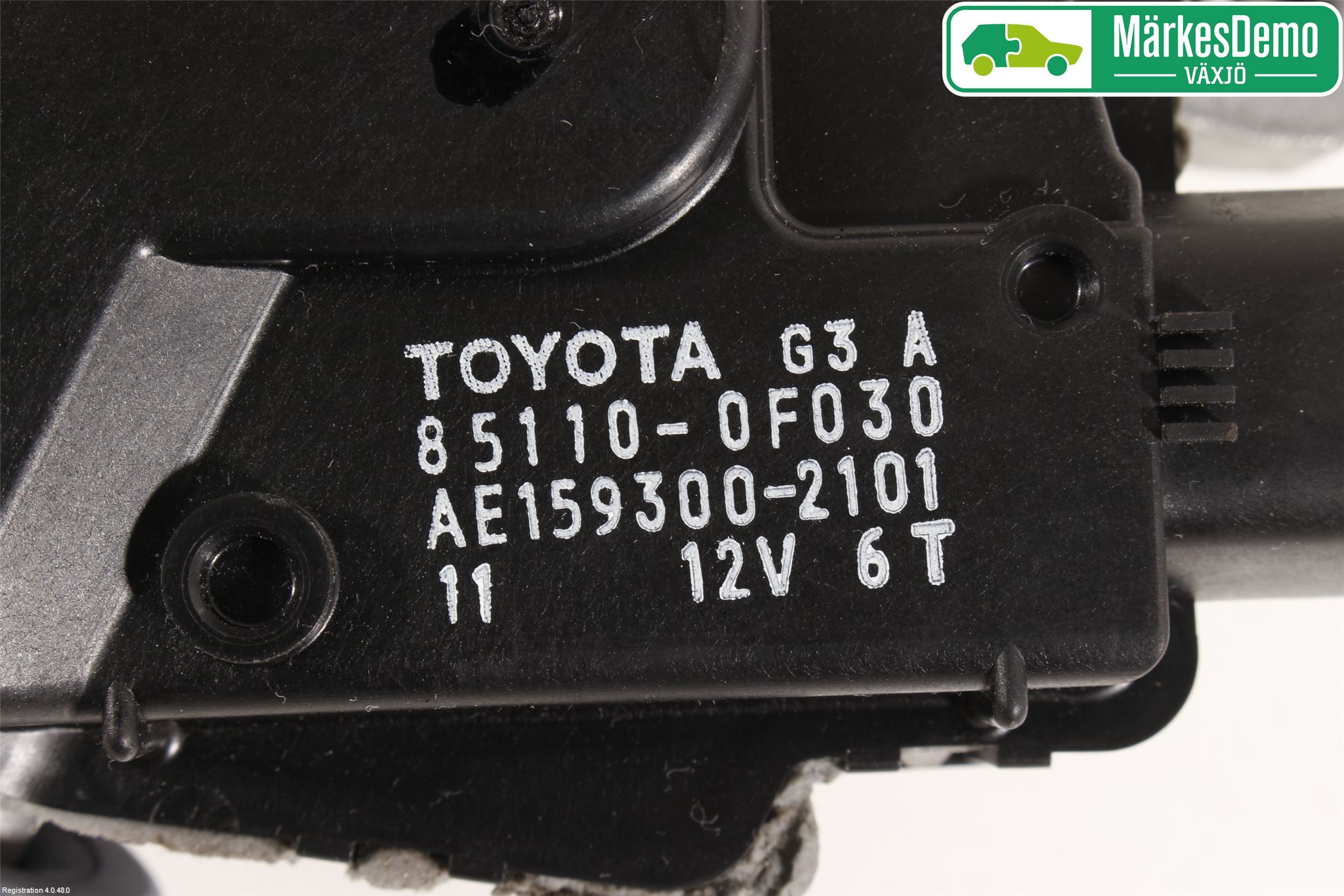 Toyota VERSO 09-18 Torkarmotor Vindruta
