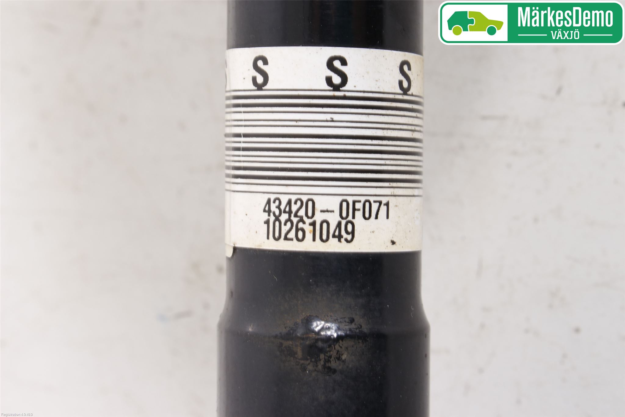 Toyota VERSO 09-18 Drivaxel Fram Vänster