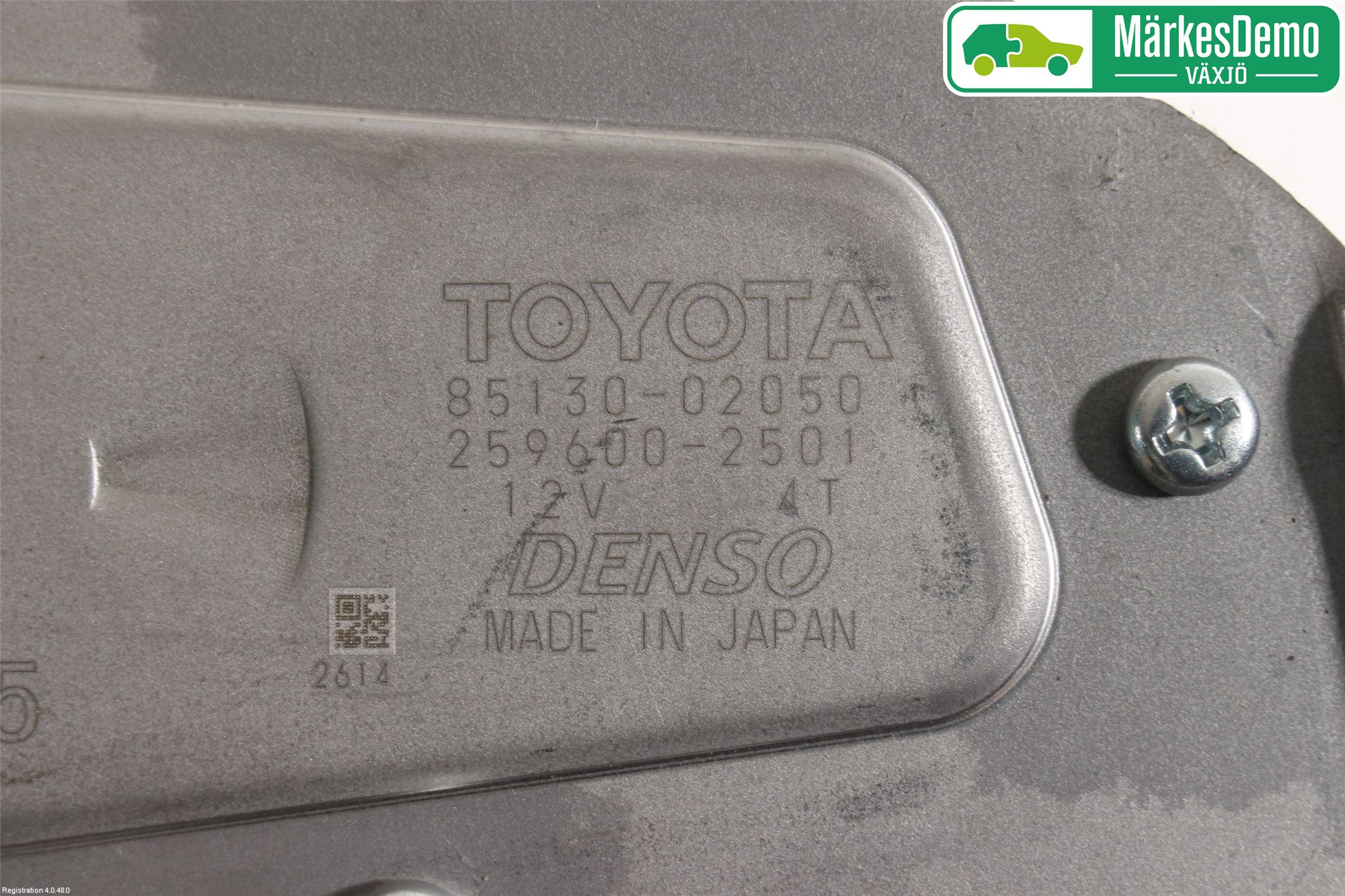 Toyota AURIS 13-19 Torkarmotor Baklucka