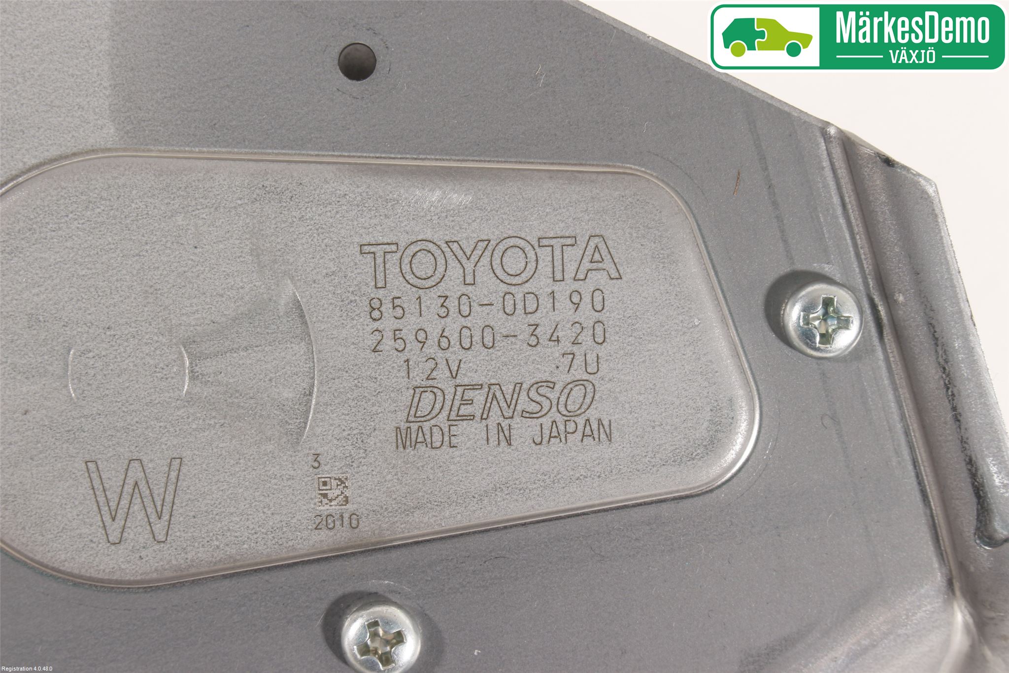 Toyota YARIS XP130 15-20 Torkarmotor Baklucka