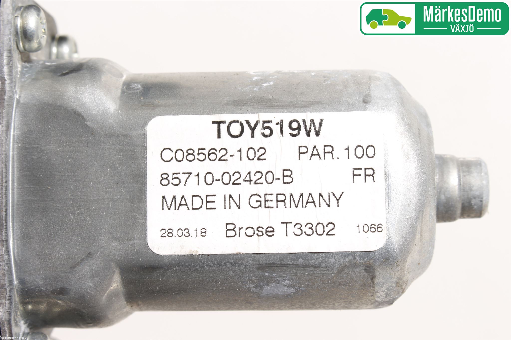 Toyota AURIS 13-19 Fönsterhiss El Kompl
