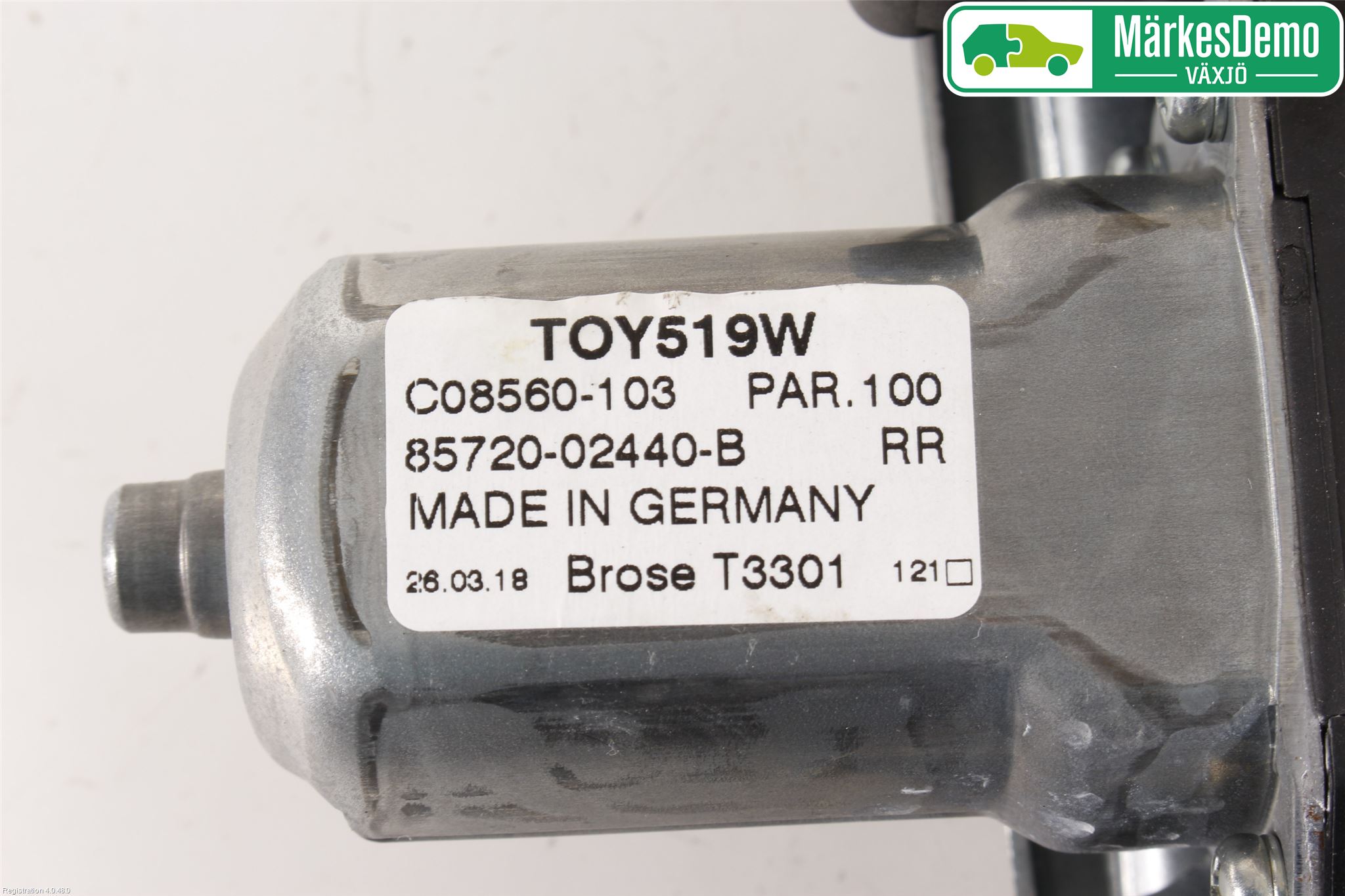 Toyota AURIS 13-19 Fönsterhiss El Kompl