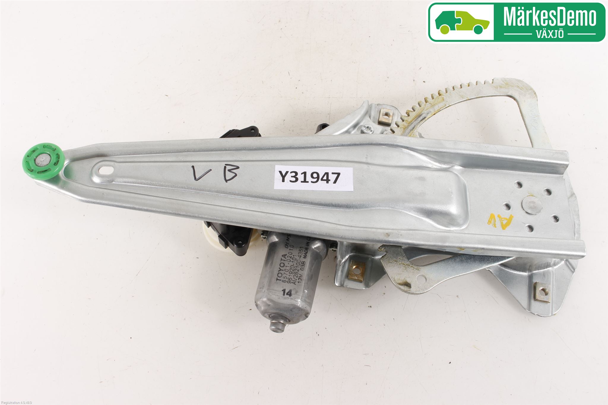 Toyota AURIS 13-19 Fönsterhiss El Kompl