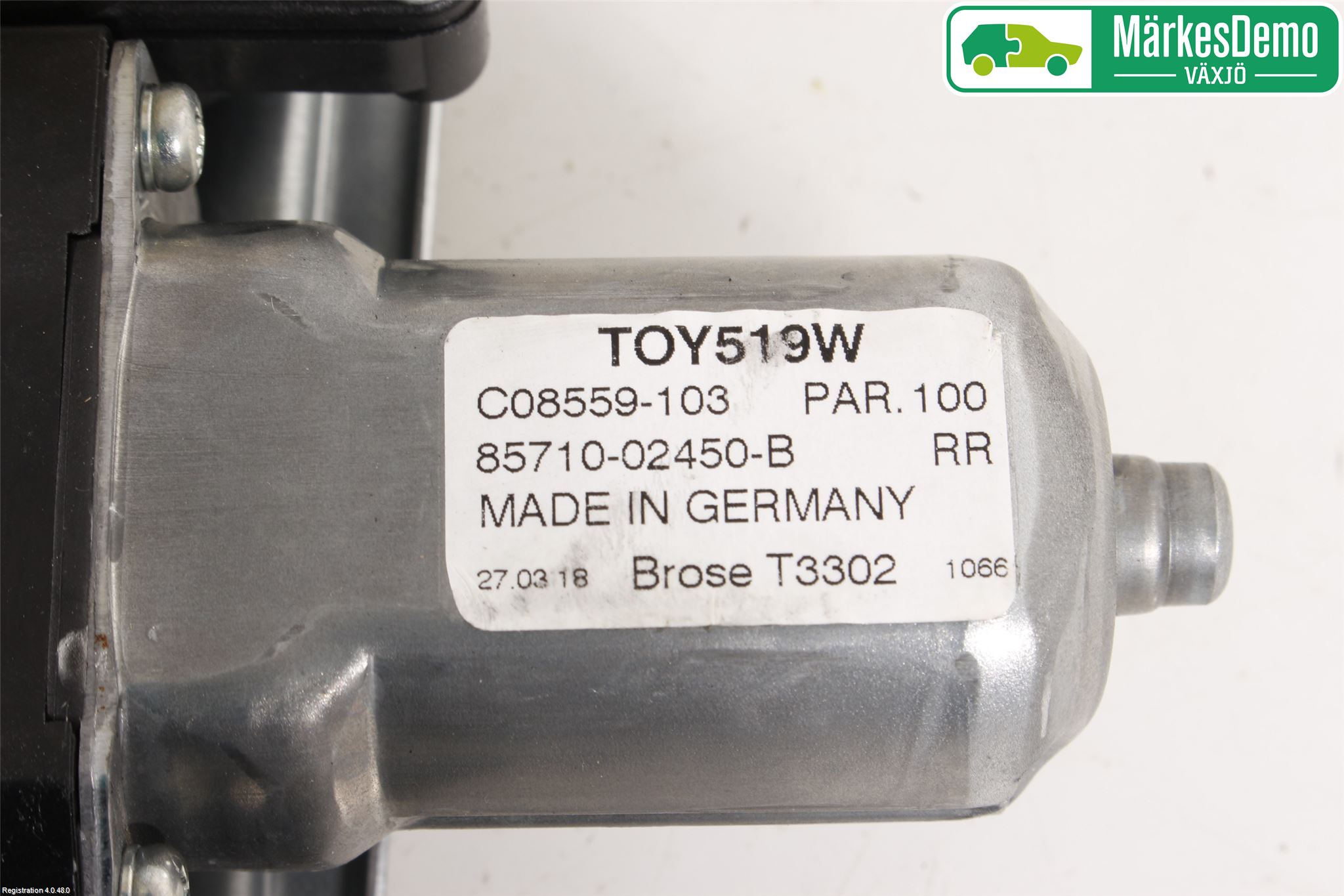 Toyota AURIS 13-19 Fönsterhiss El Kompl