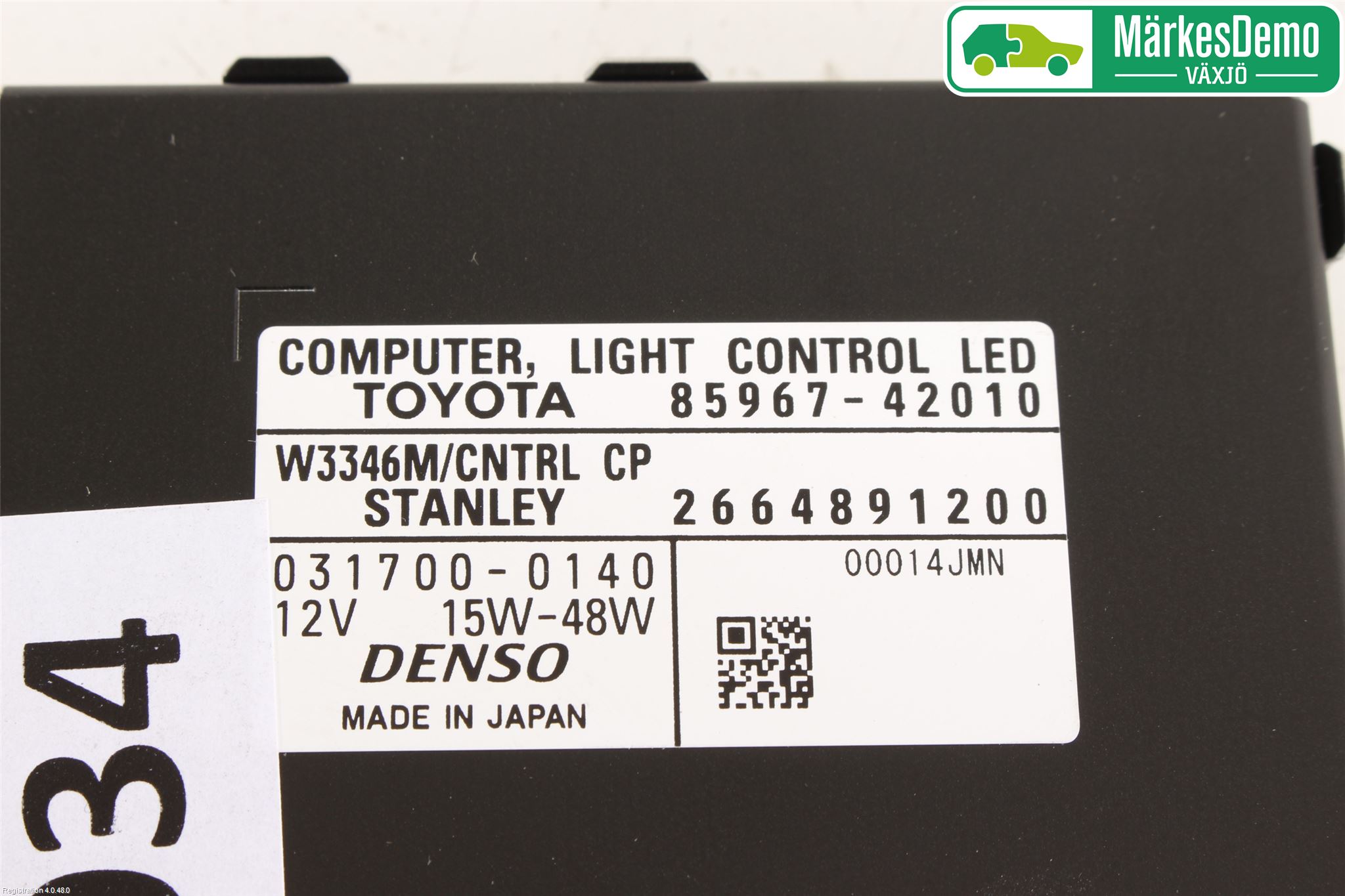 Toyota RAV4 13-18 Styrenhet Strålkastare