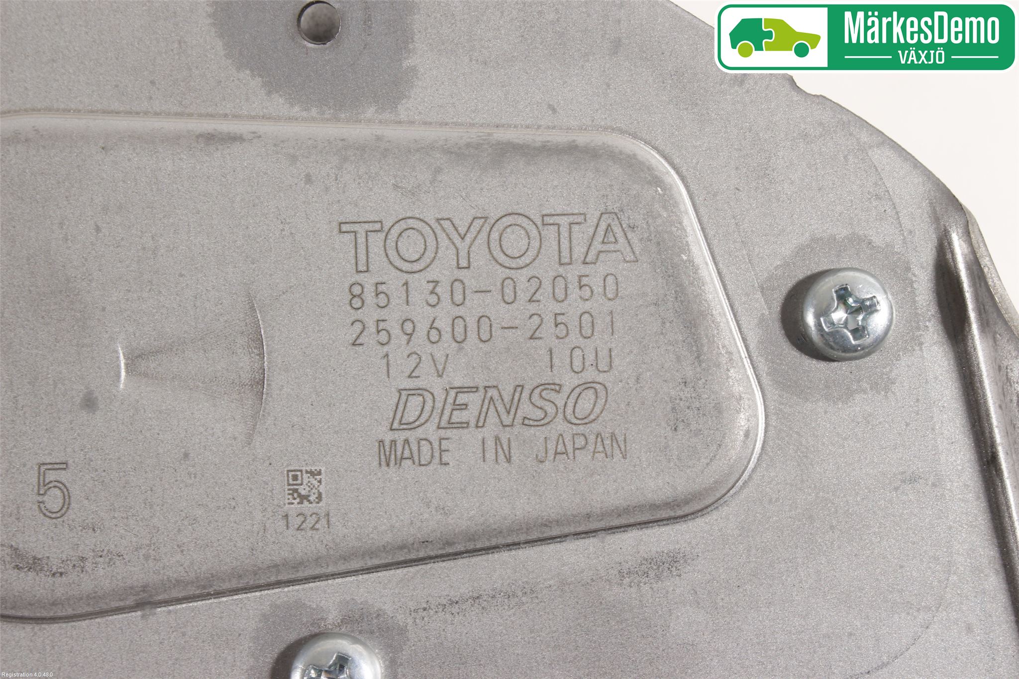 Toyota AURIS 13-19 Torkarmotor Baklucka