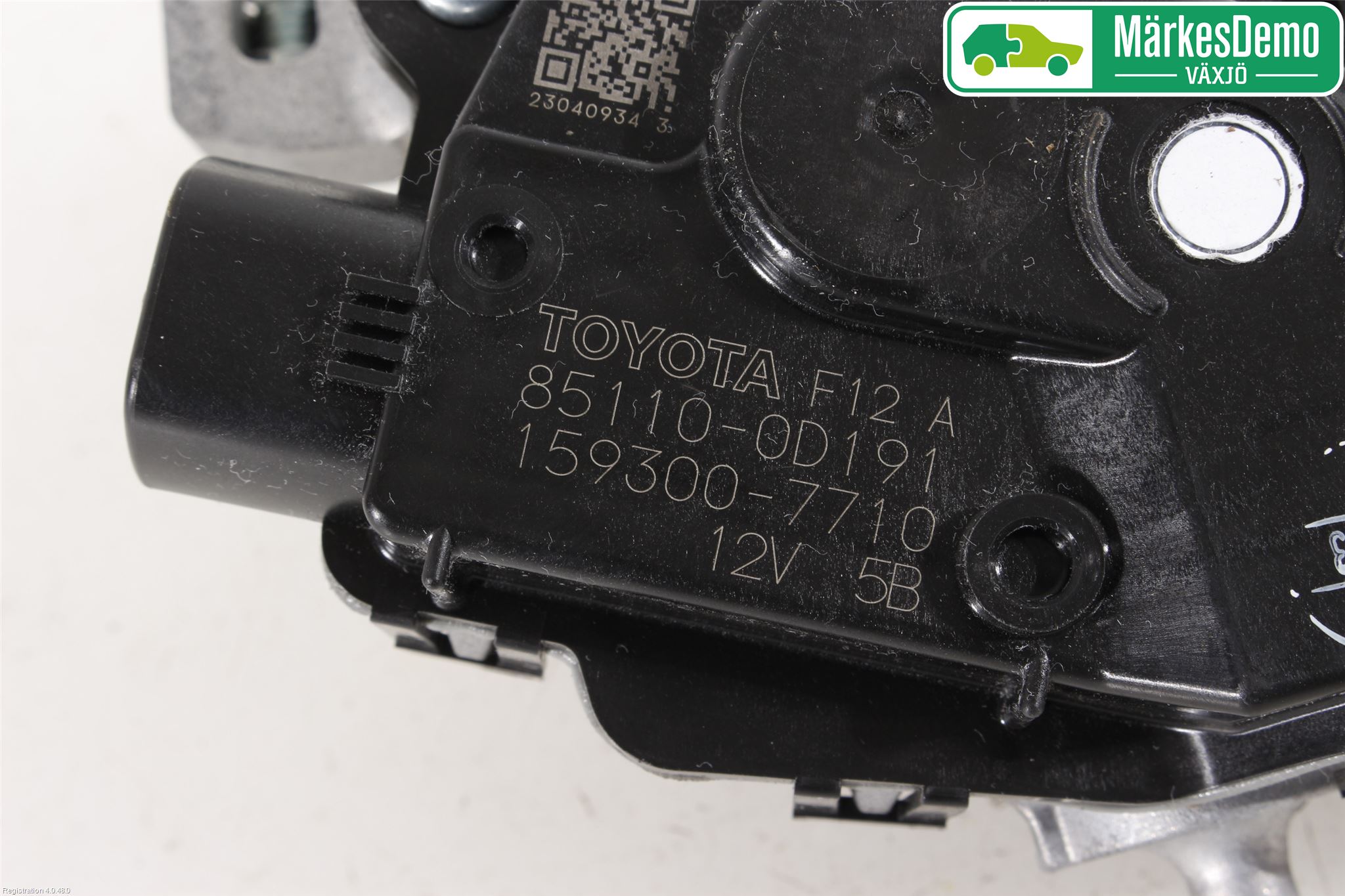 Toyota YARIS XP130 15-20 Torkarmotor Vindruta