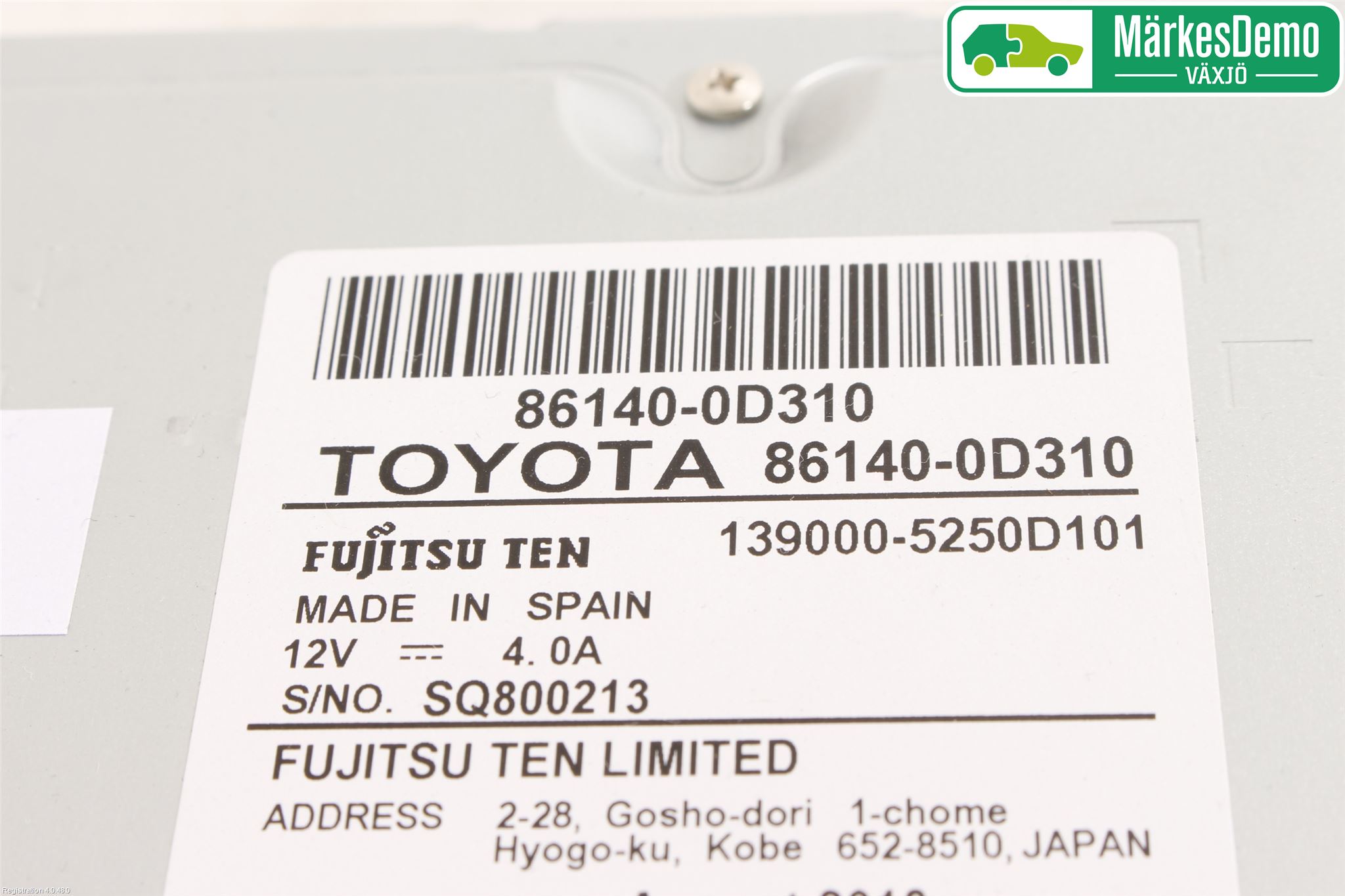 Toyota YARIS XP130 15-20 Cd Radio - Multimediapanel