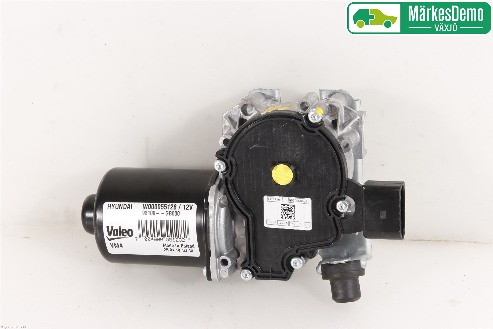 Hyundai i20 GB 15-20 Torkarmotor Vindruta