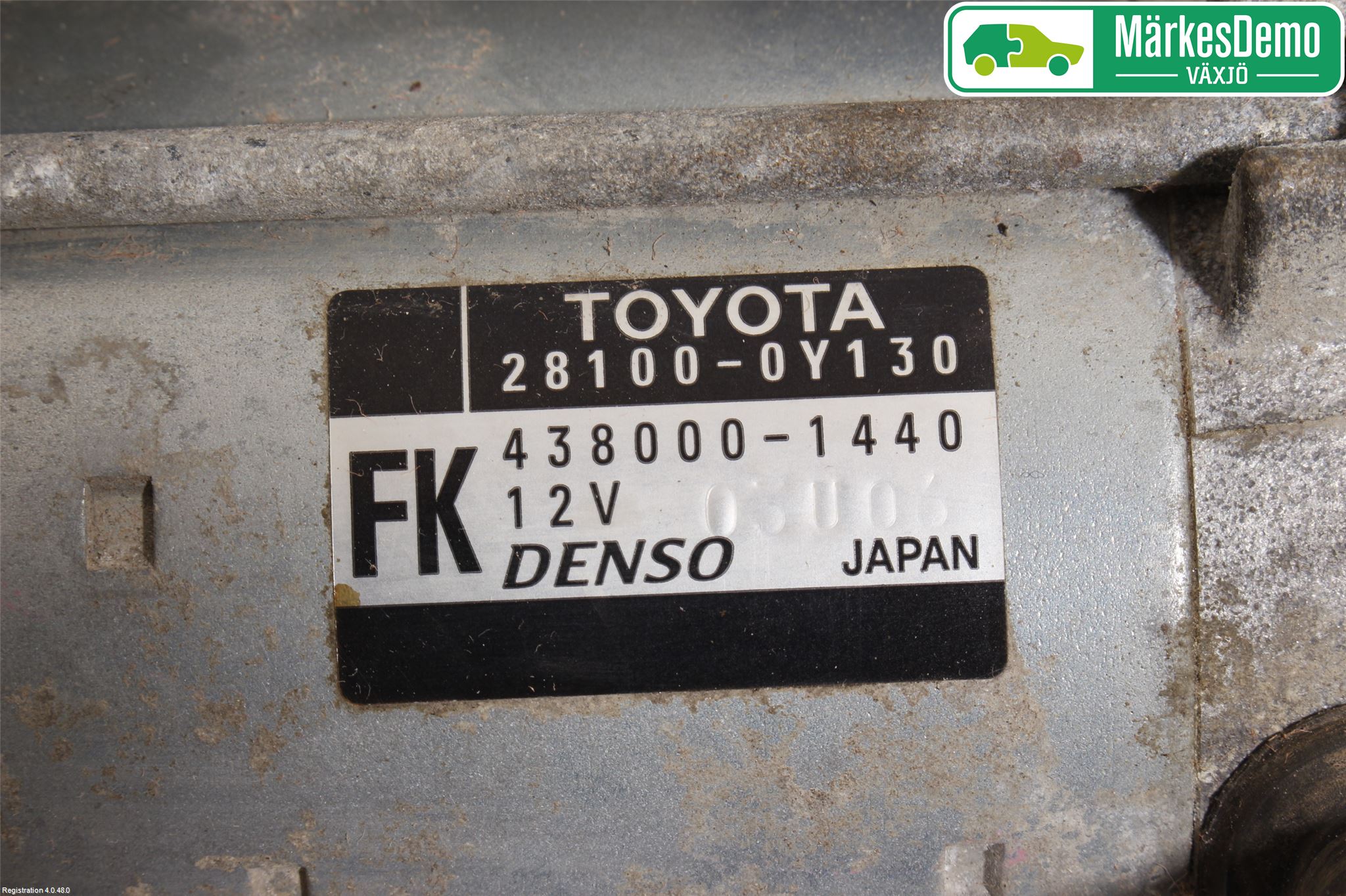 Toyota YARIS XP130 15-20 Startmotor